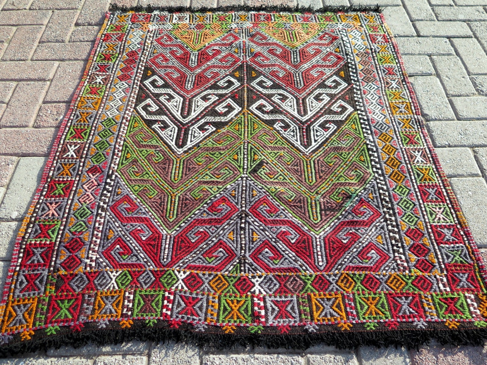 Bedroom Rug, Small Rugs, Area Rug, Vintage Turkish Kilim, Doormat, Kelim 40″x45″