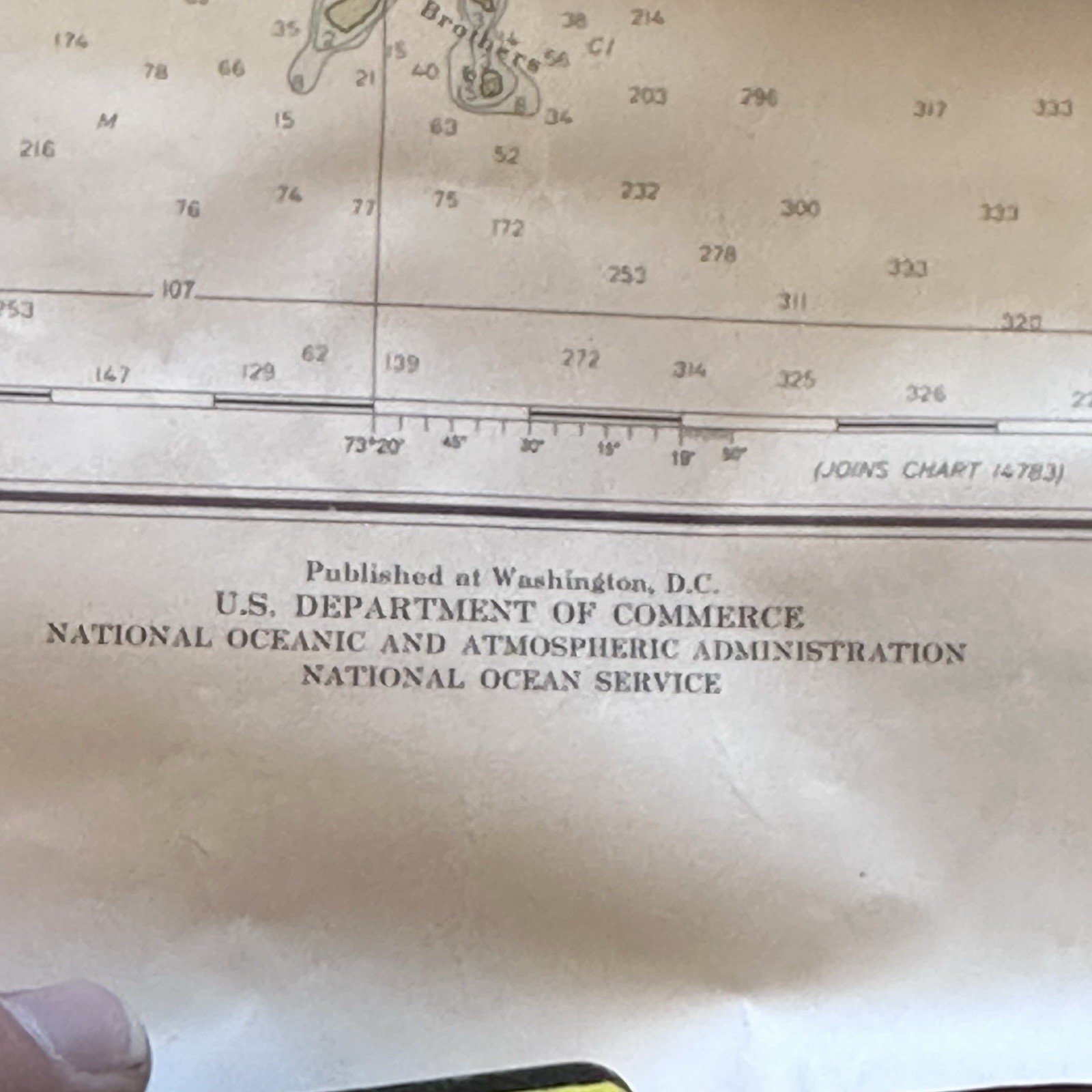 VNT 1983 Lake Champlain Nautical Chart Cumberland Head to Four Brothers Islands