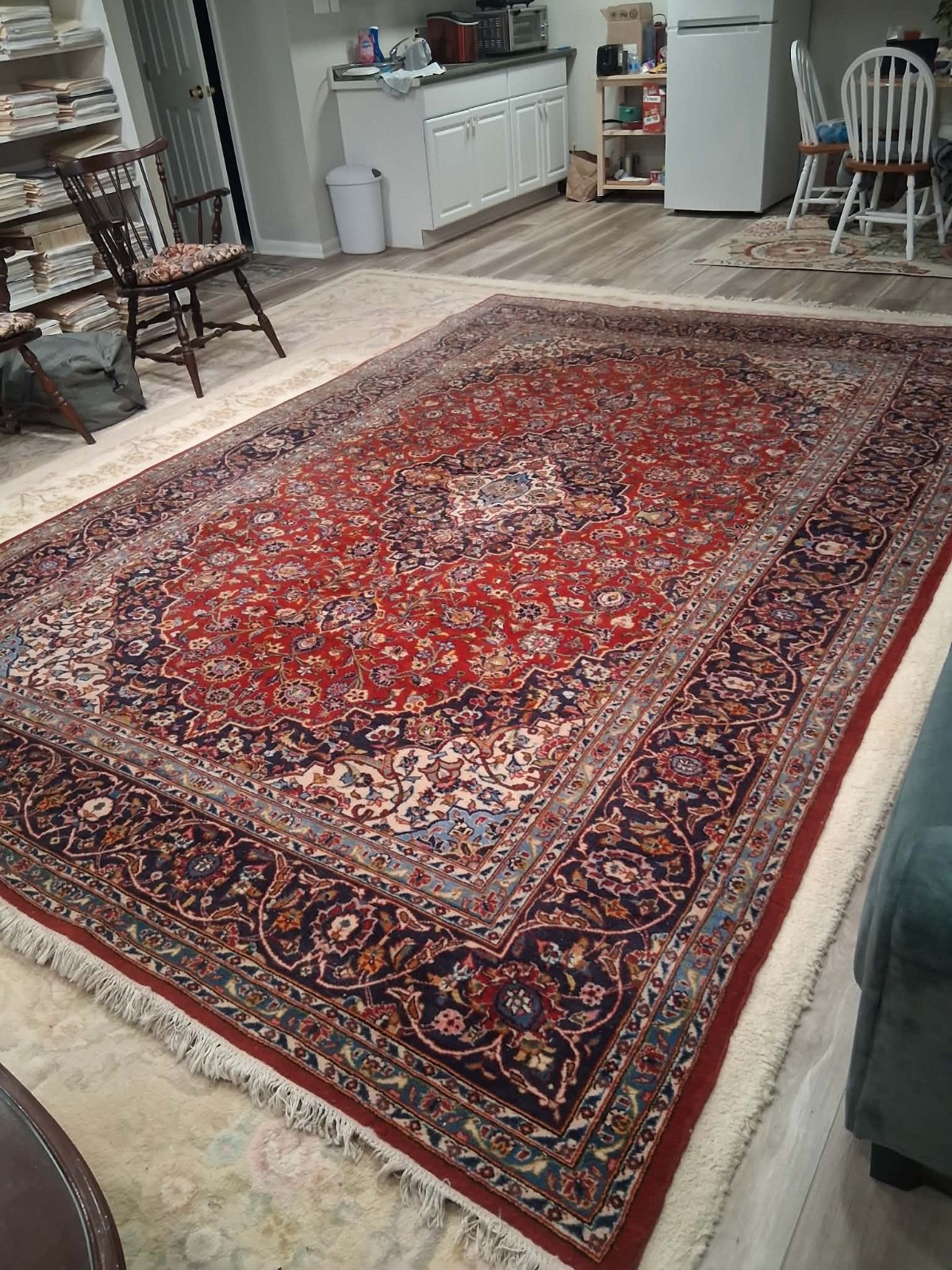 Rug 10×12 Terracotta red maroon Hand Knotted Oriental Area Carpet