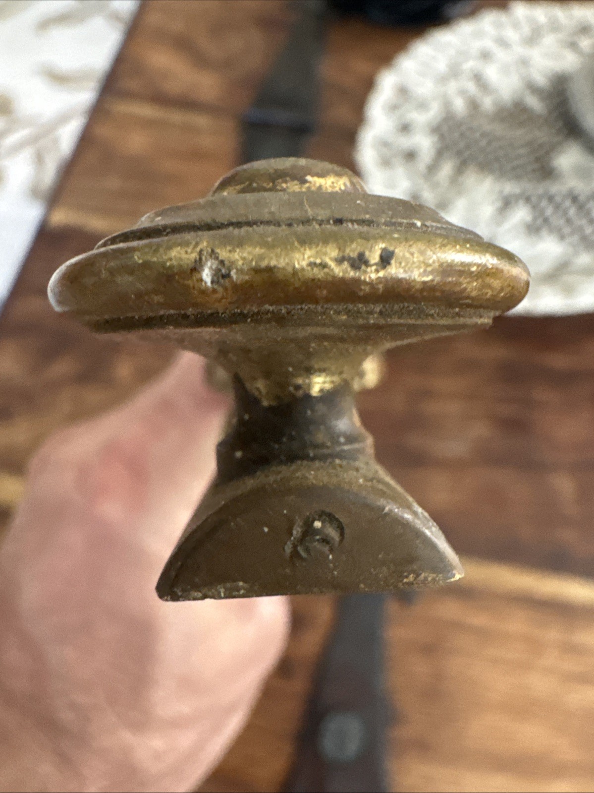 Antique Solid Brass 12″ Sliding Surface Bolt Door Lock Reclaimed Distressed