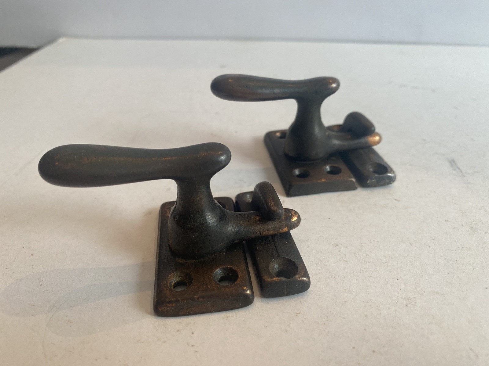 Vintage Sliding Window Sash Locks-Craftsman Style-lot of 2