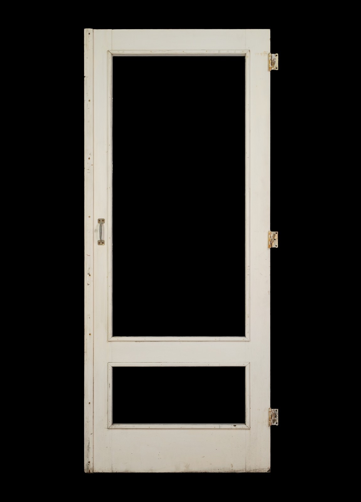Vintage 2 Panel Wood Screen Door 83.75 x 34.5 in.