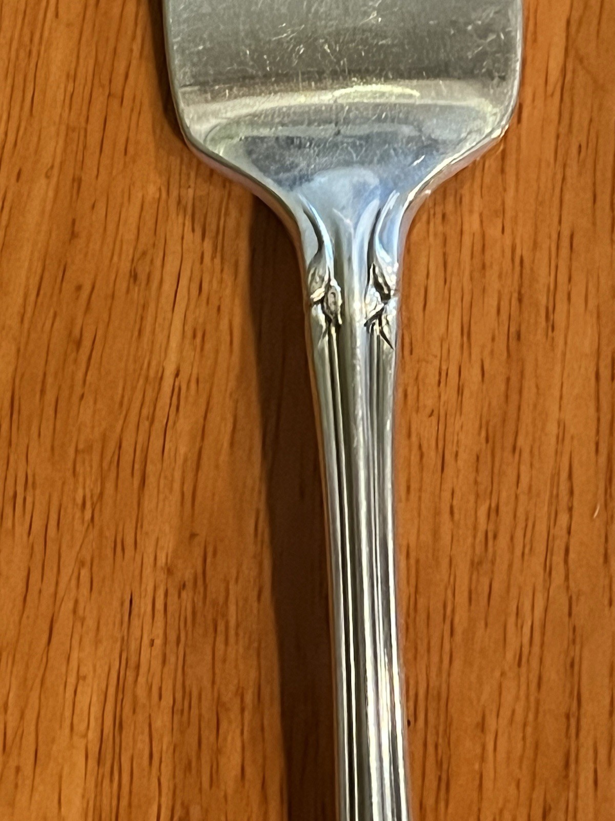 ONEIDA ~ AFTERGLOW ~ STERLING SILVER 6-1/2” SALAD FORK NO MONOGRAM .925 ~ 36g