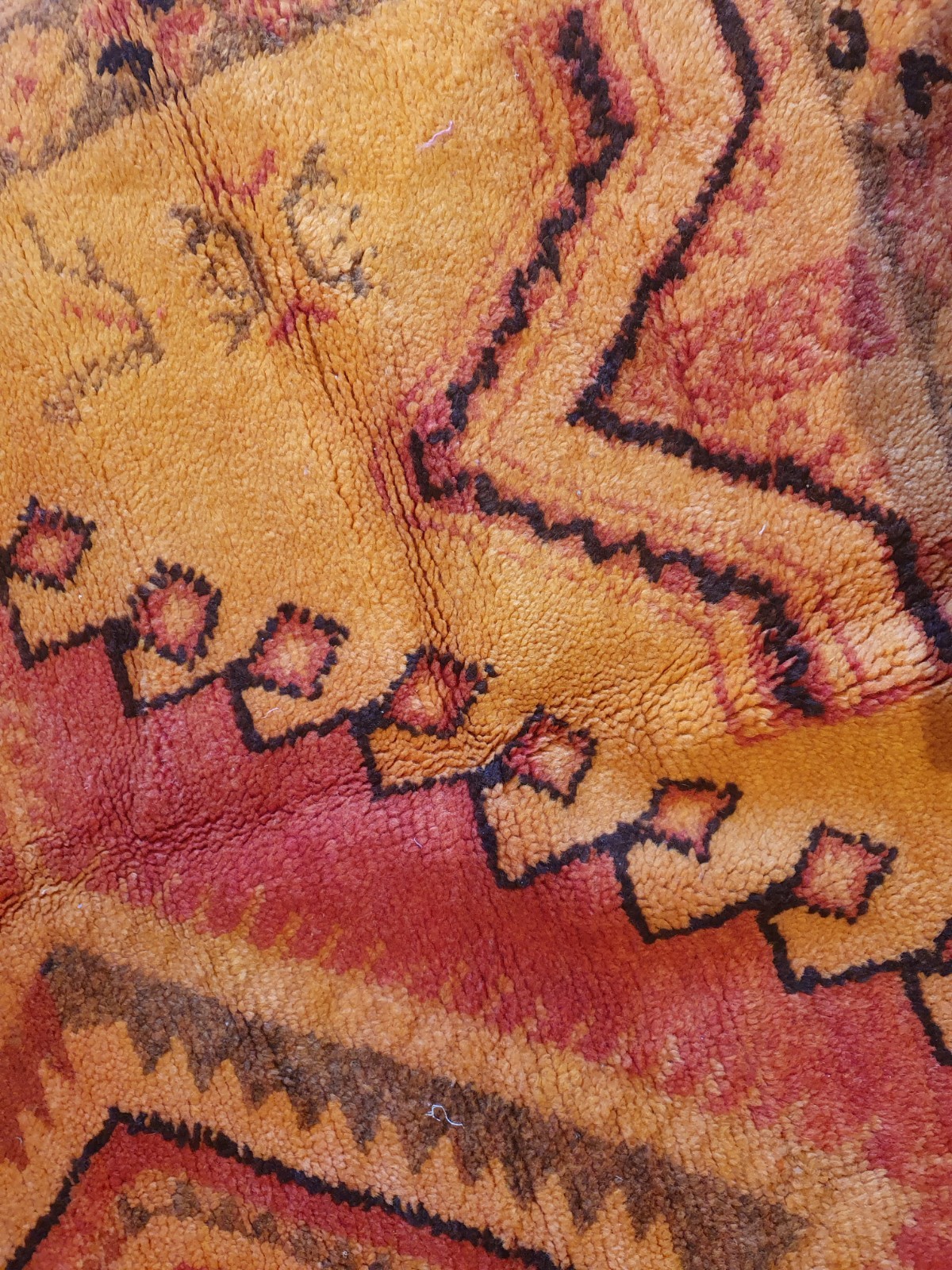 Moroccan Berber Taznakht Killim Rug 4.5×7.5ft