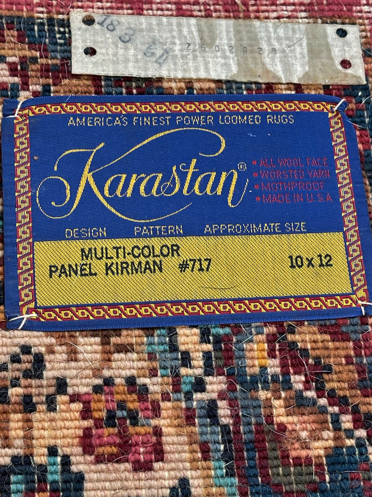 Antique American Karastan Kirman Rug 10x12FT