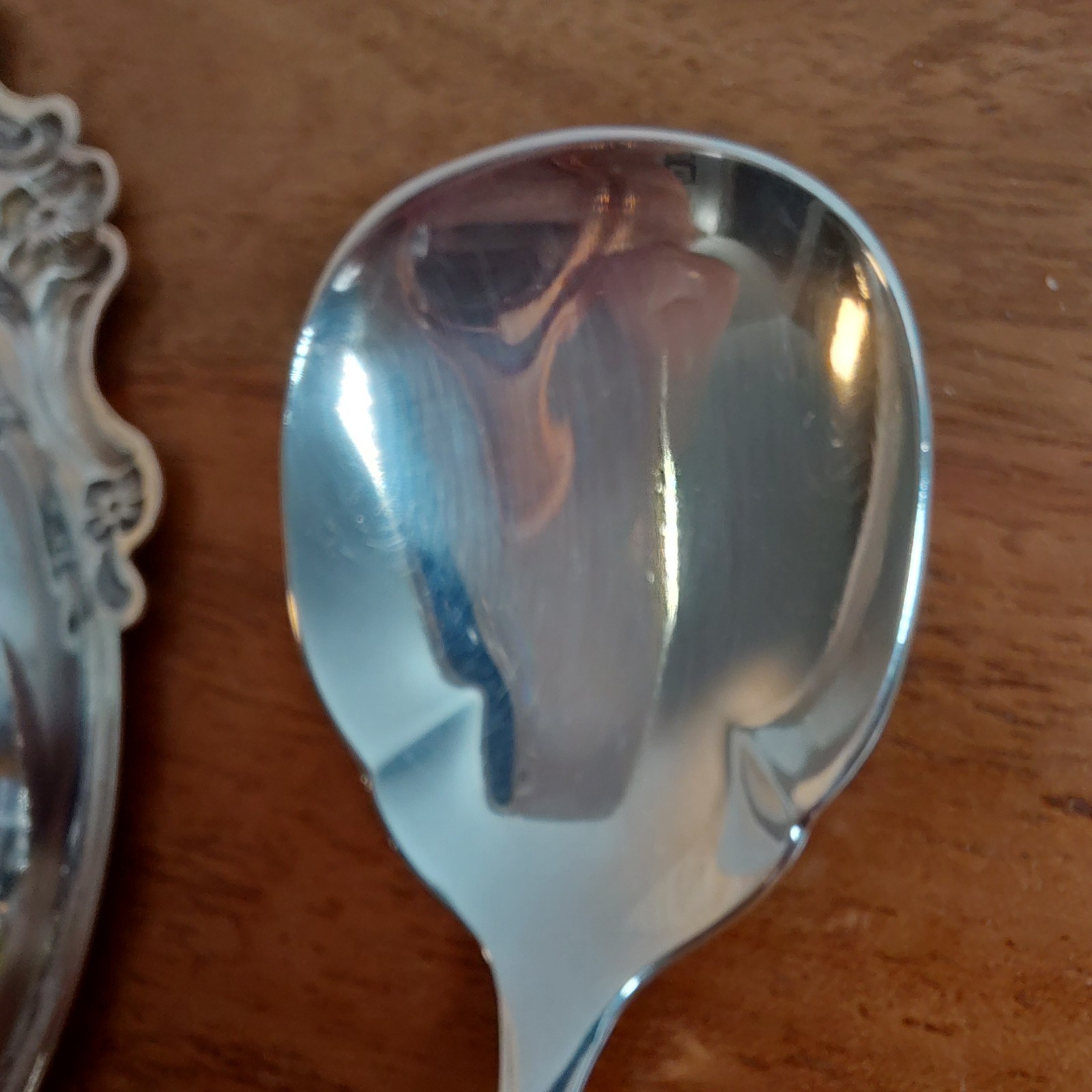 Vintage International DeepSilver Empress 2 Pc Relish Party Set w/ Box 1970s