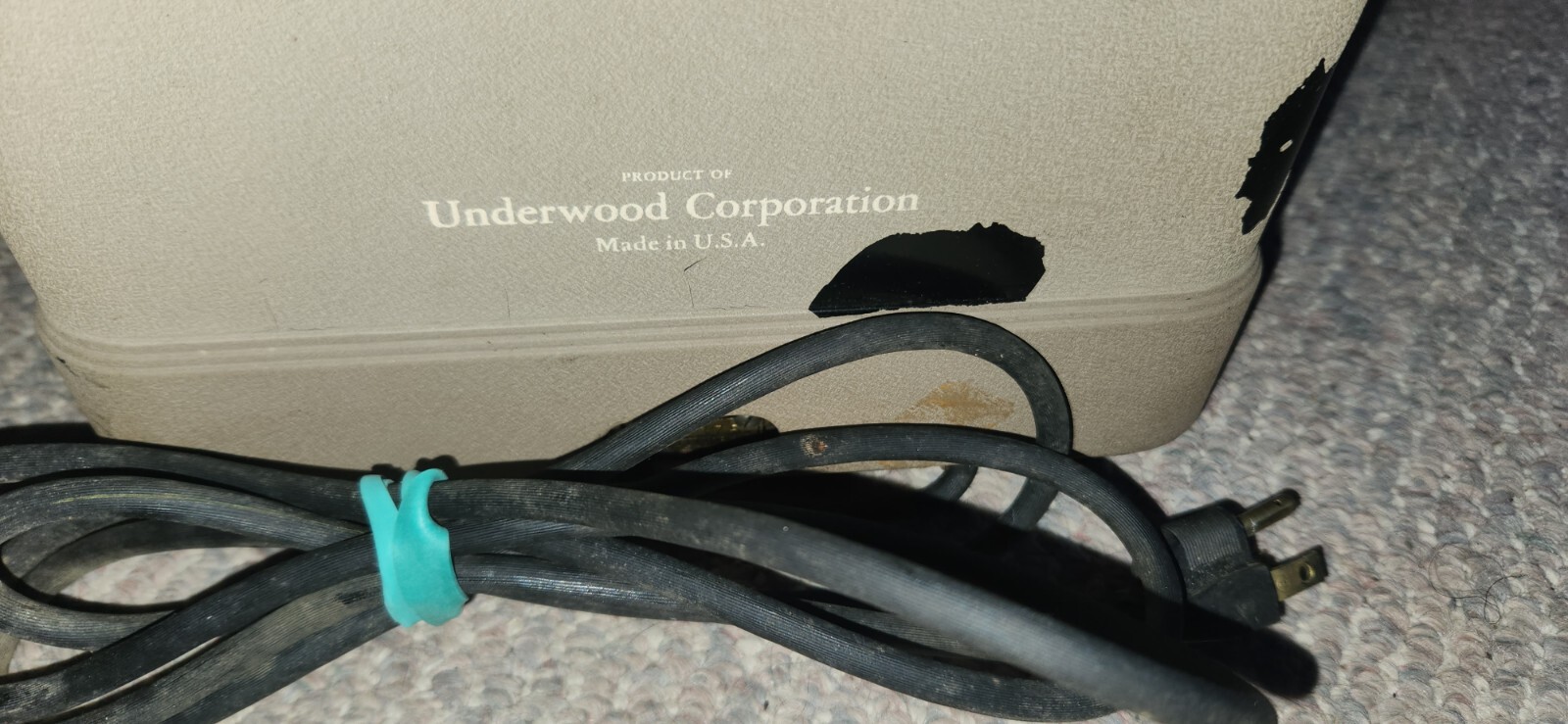 Vintage Underwood Corp Sundstrand Adding Machine Calculator As Is