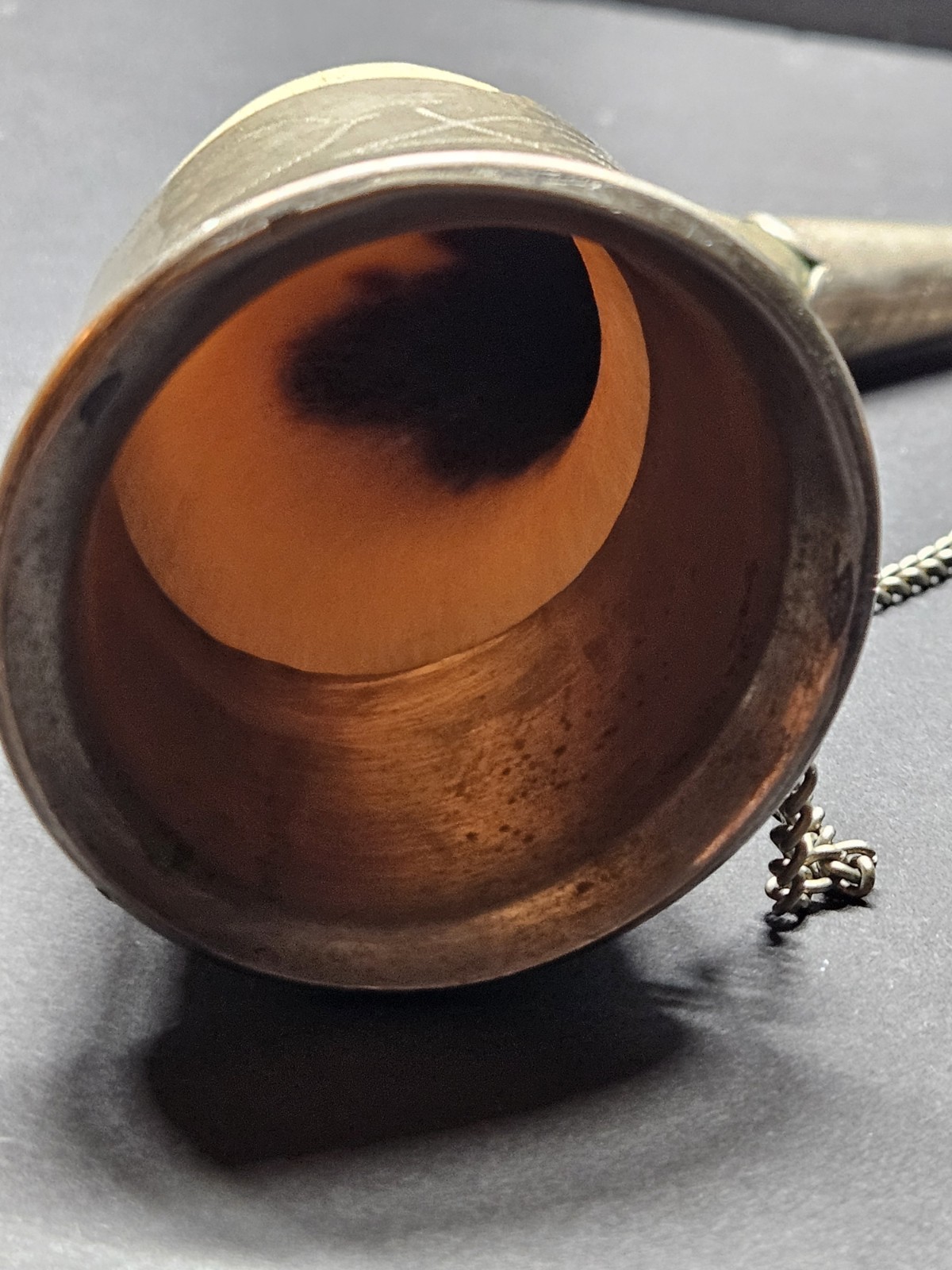 Vintage Pre 1800’s Georgia (Soviet Region) Silver Drinking Horn