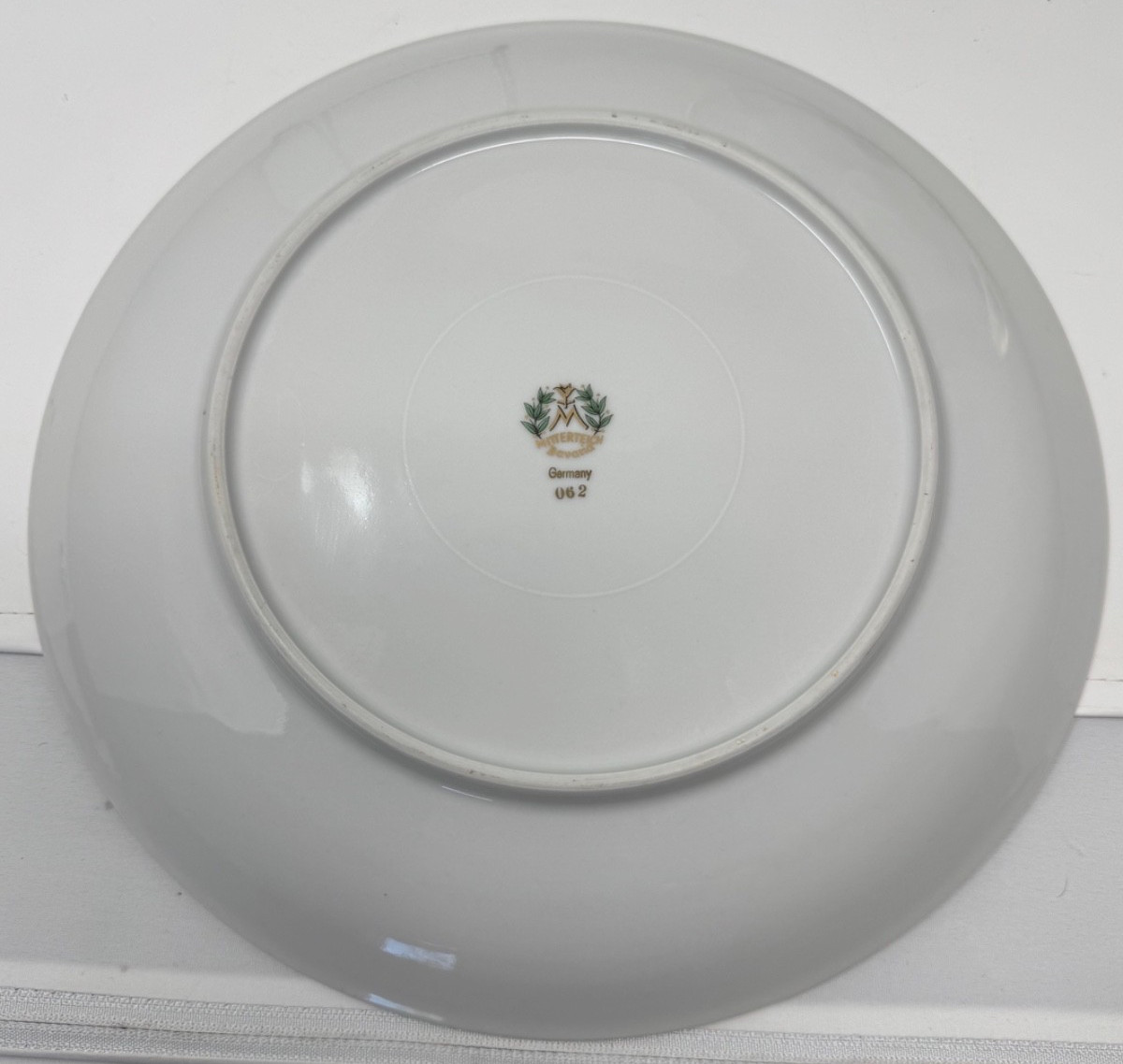 TWO – 10.5″ MITTERTEICH BAVARIA MOTHER/DAUGHTER PORCELAIN LEBRUN CHARGER PLATES