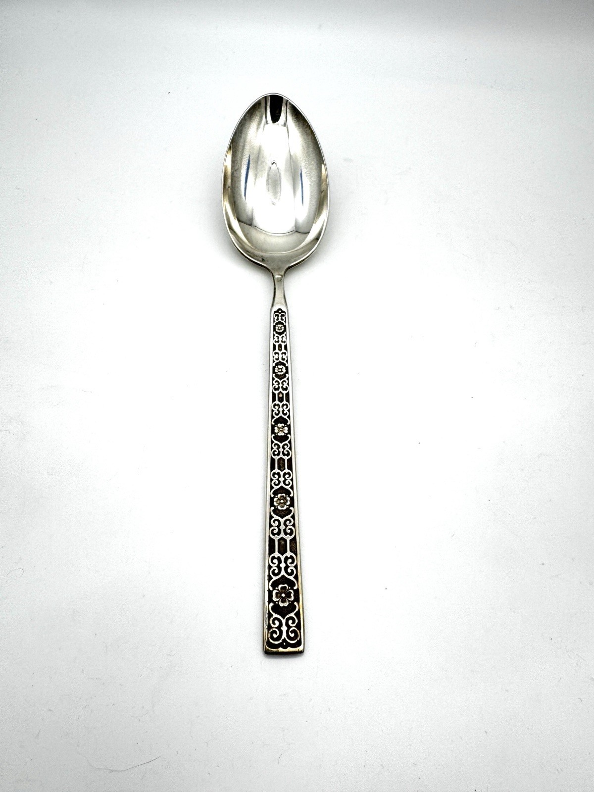 Vintage Sterling Silver Serving Tablespoon : Spanish Tracery by Gorham Silver