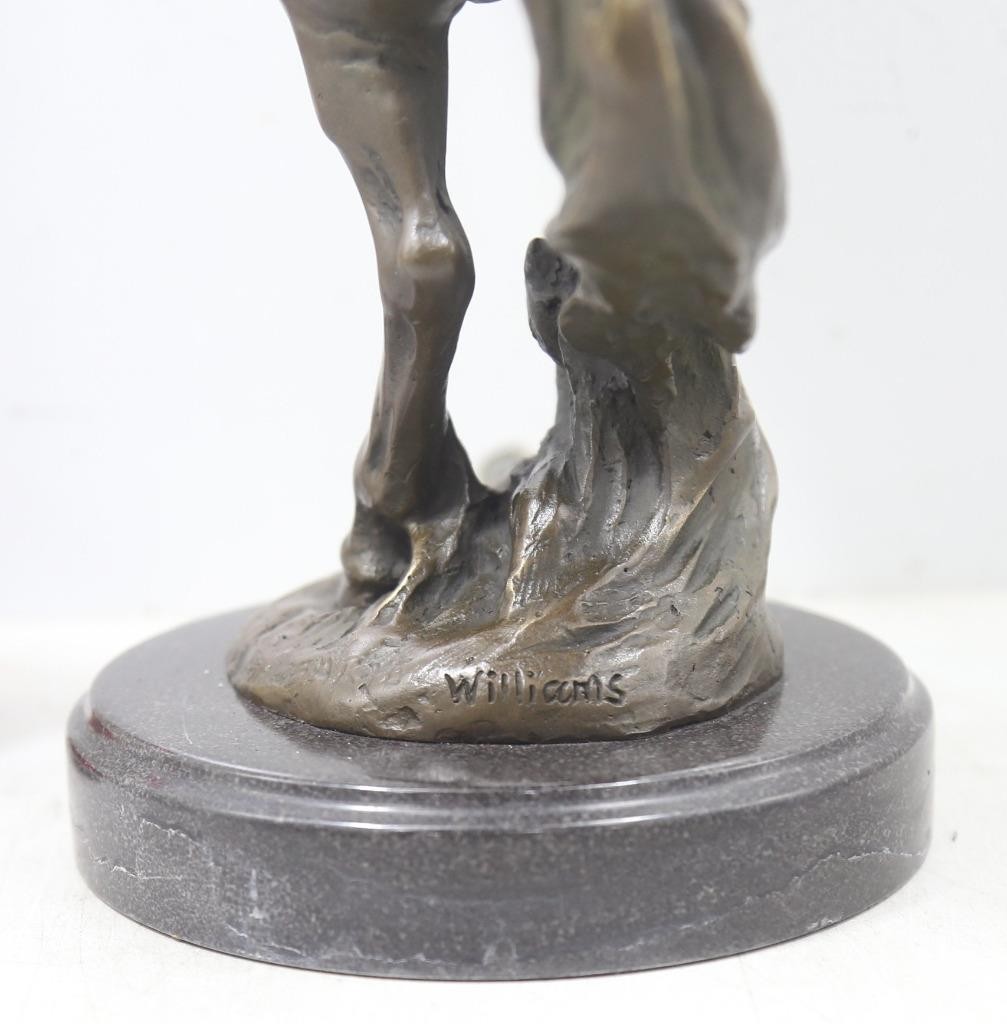 Rearing Horse Large Bronze Sculpture – 46cm High – Solid Marble Base