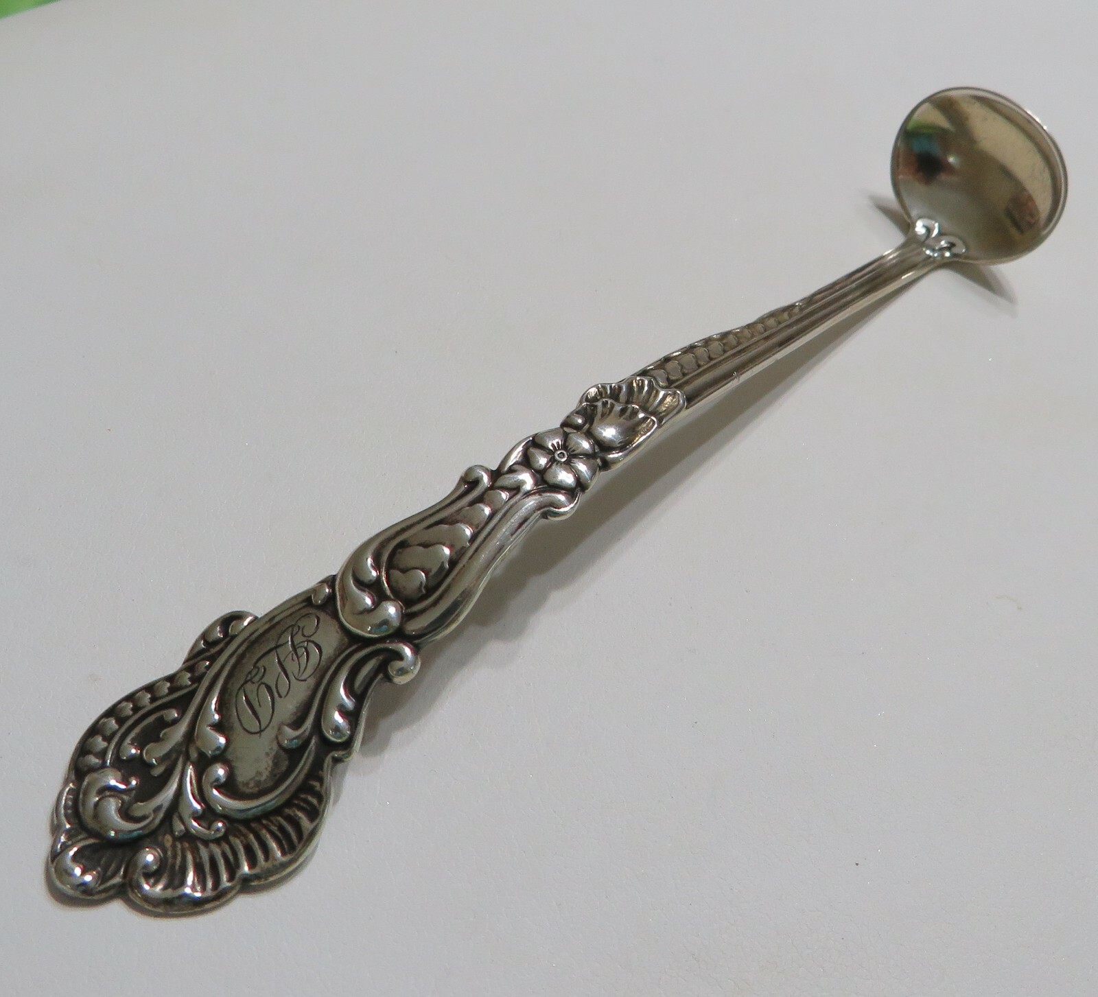 Beautiful Sterling Silver Gorham 1880’s Sauce Mustard Serving Ladle Spoon 4.75″