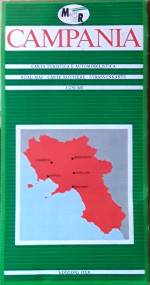 Mappe Iter CAMPANIA Italy all purpose folding map