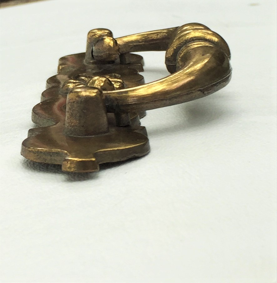 Antique Hardware Brass Chippendale Colonial Vintage Drawer Pull 2.5”centers