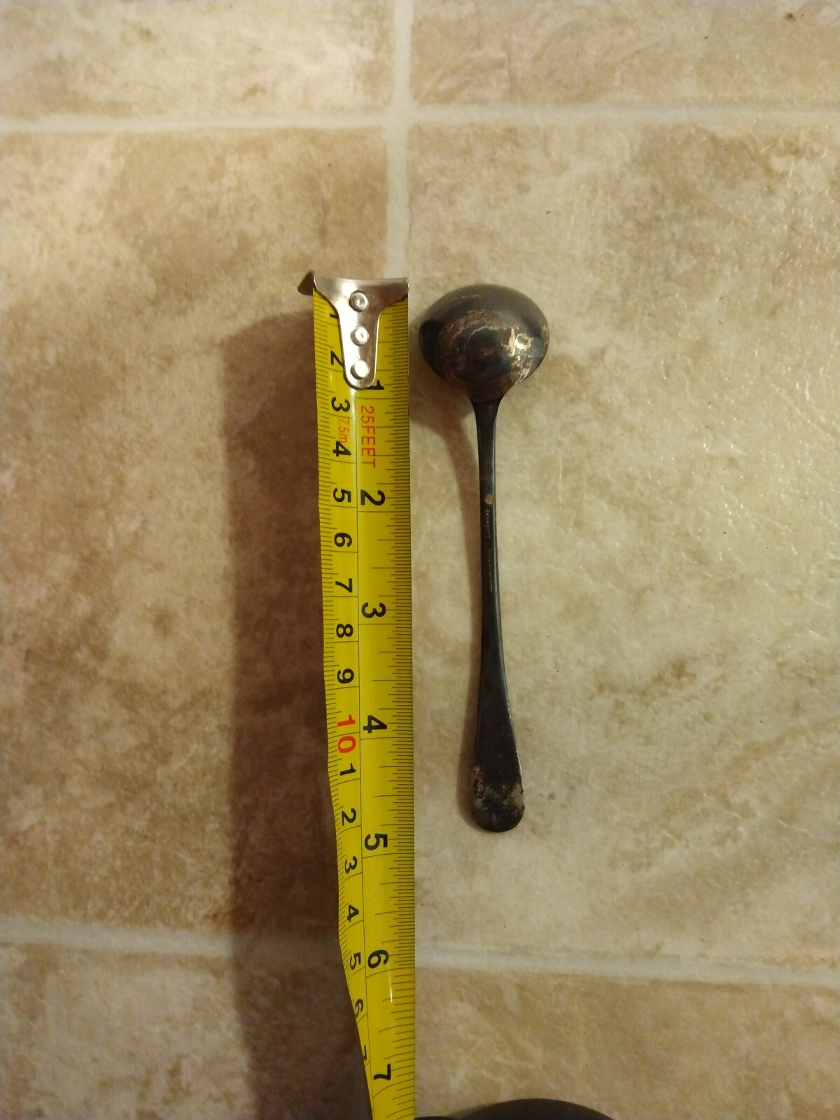 Silver Plated Benedict Indestructo Small 5-in Sugar Spoon . Vintage