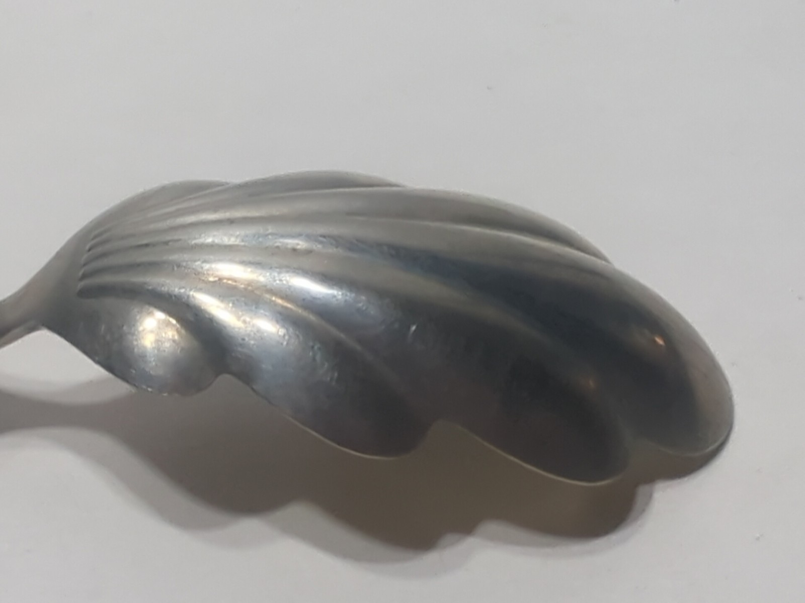 ✨ANTIQUE✨ FIDDLE TIPPED c1877 Coin Silver SUGAR SHELL SPOON – Vintage Silverware