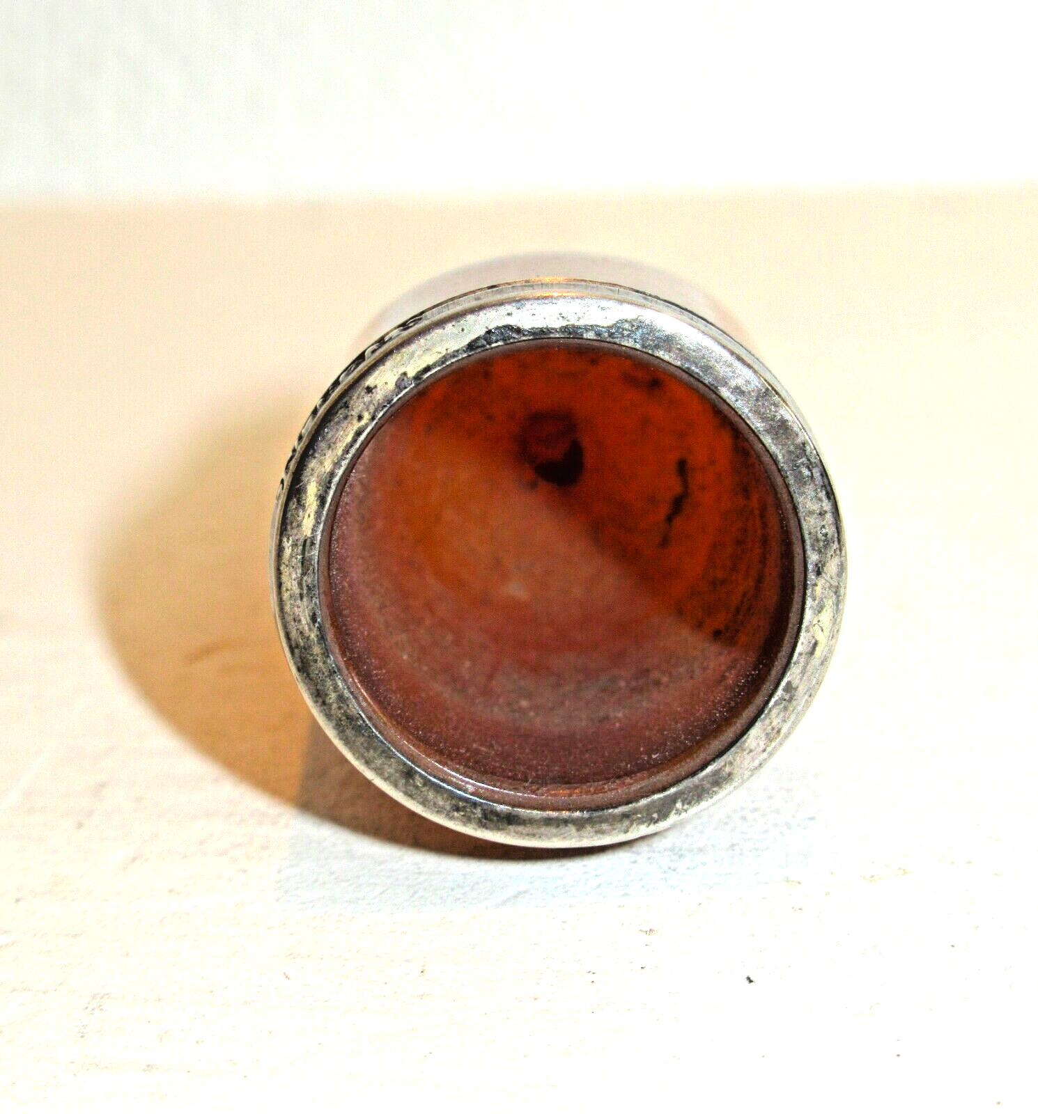 Antique Bakelite Cigar Holder 1920’s Art Deco Sterling & Butterscotch Tobacciana