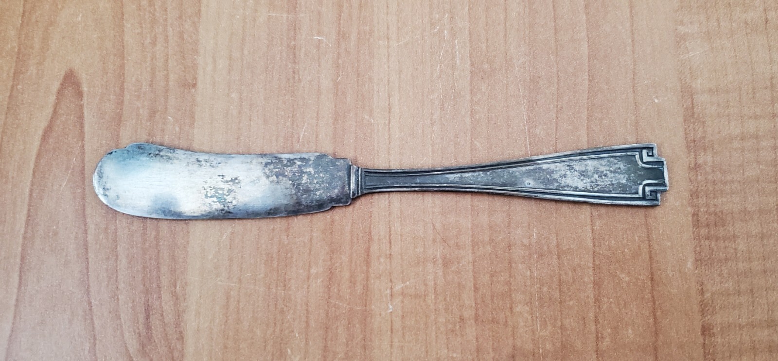Antique Vintage Silver Butter Knife Patented 1913 Sterling