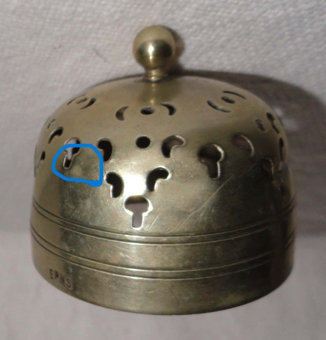 Fostoria Muffineer ~ American ~ Sugar Shaker ~ Ornate Lid/Top ~ Spice Container