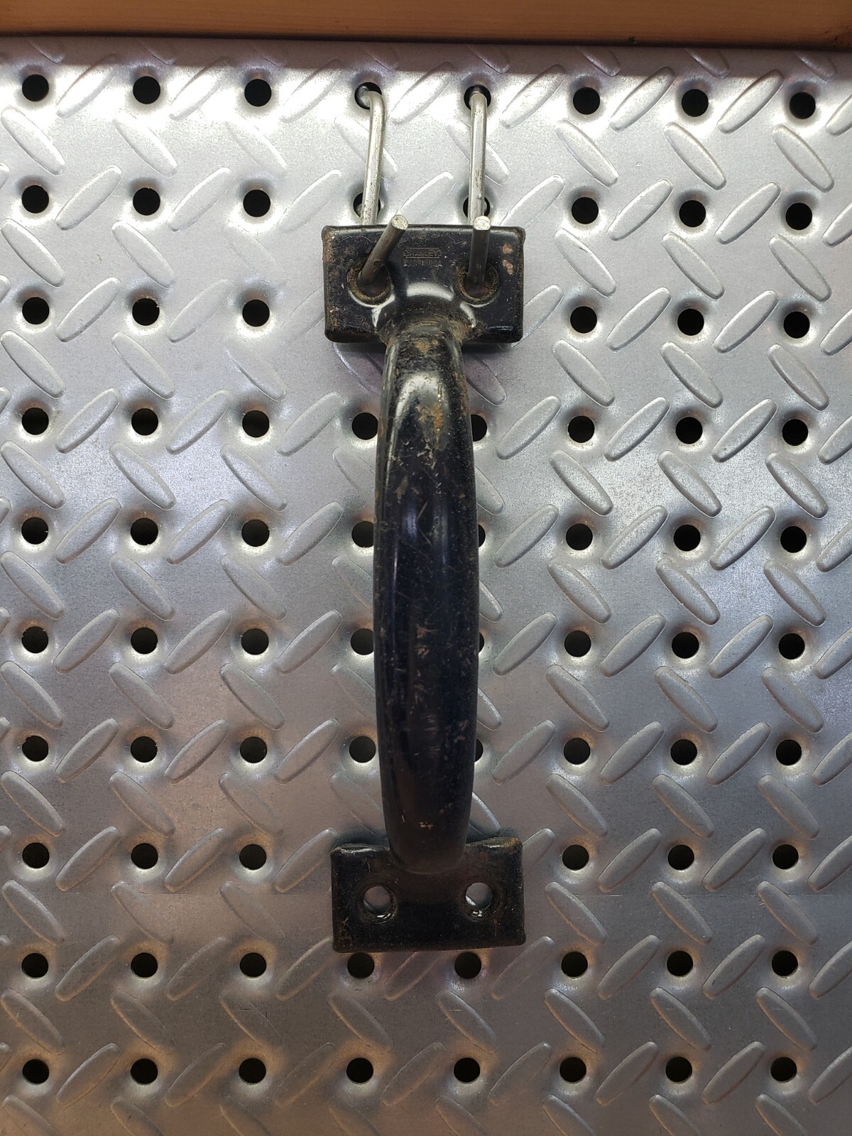 Vintage Black Metal Large Farm Barn Door Pull Handle, Garden Gate Handle