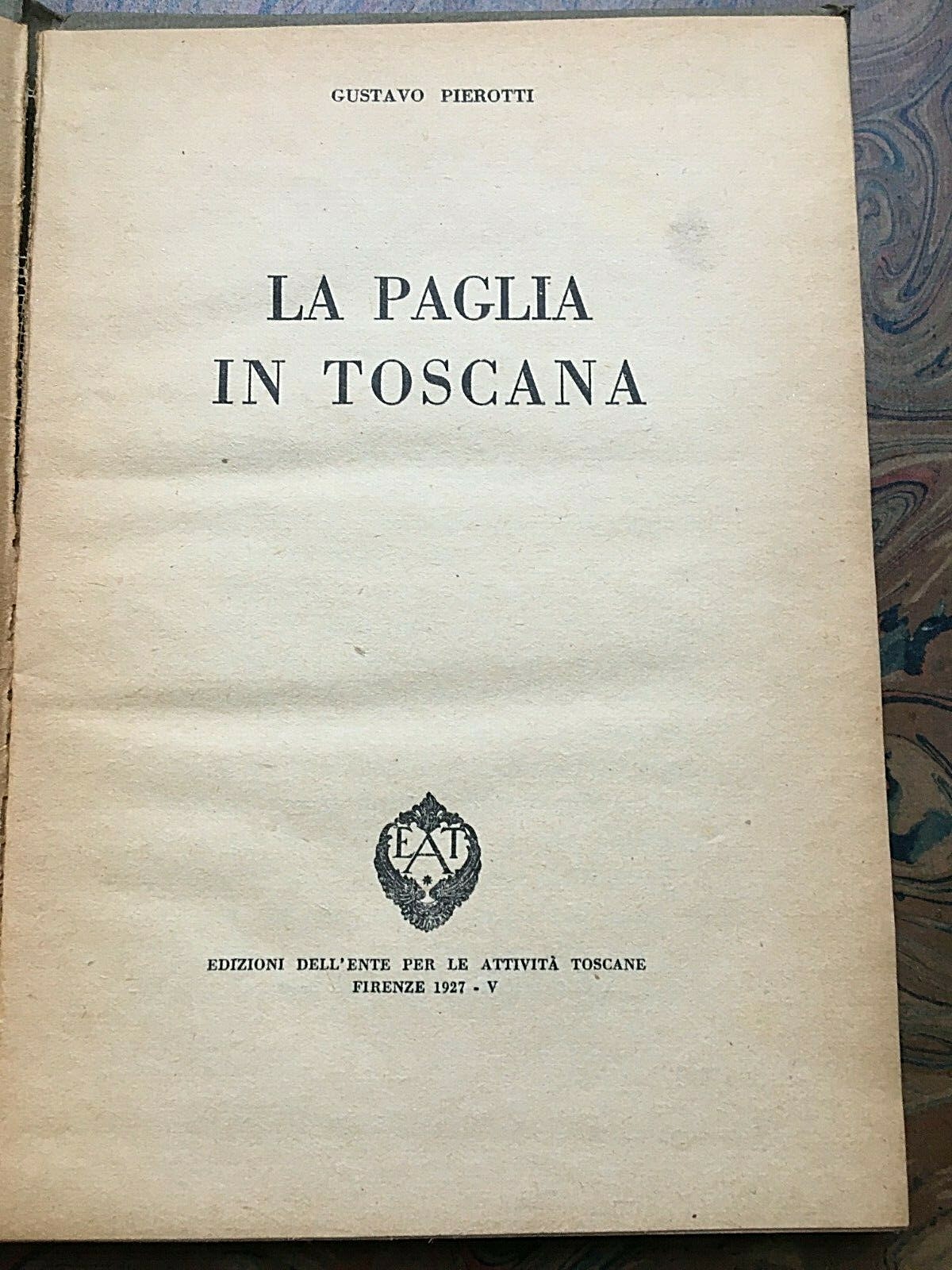 Pierotti G. – The Straw In Tuscany – 1927