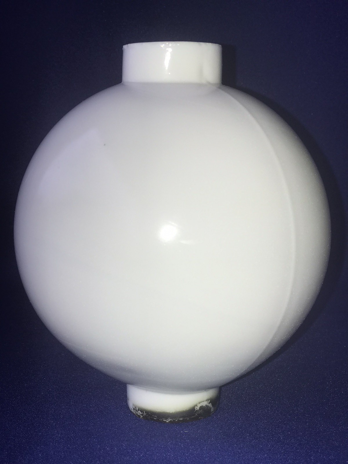 ⛈ SECURITY LIGHTNING ROD CO ~ SLRC ~ LIGHTNING ROD BALL ~ WITH WIDE COLLARS