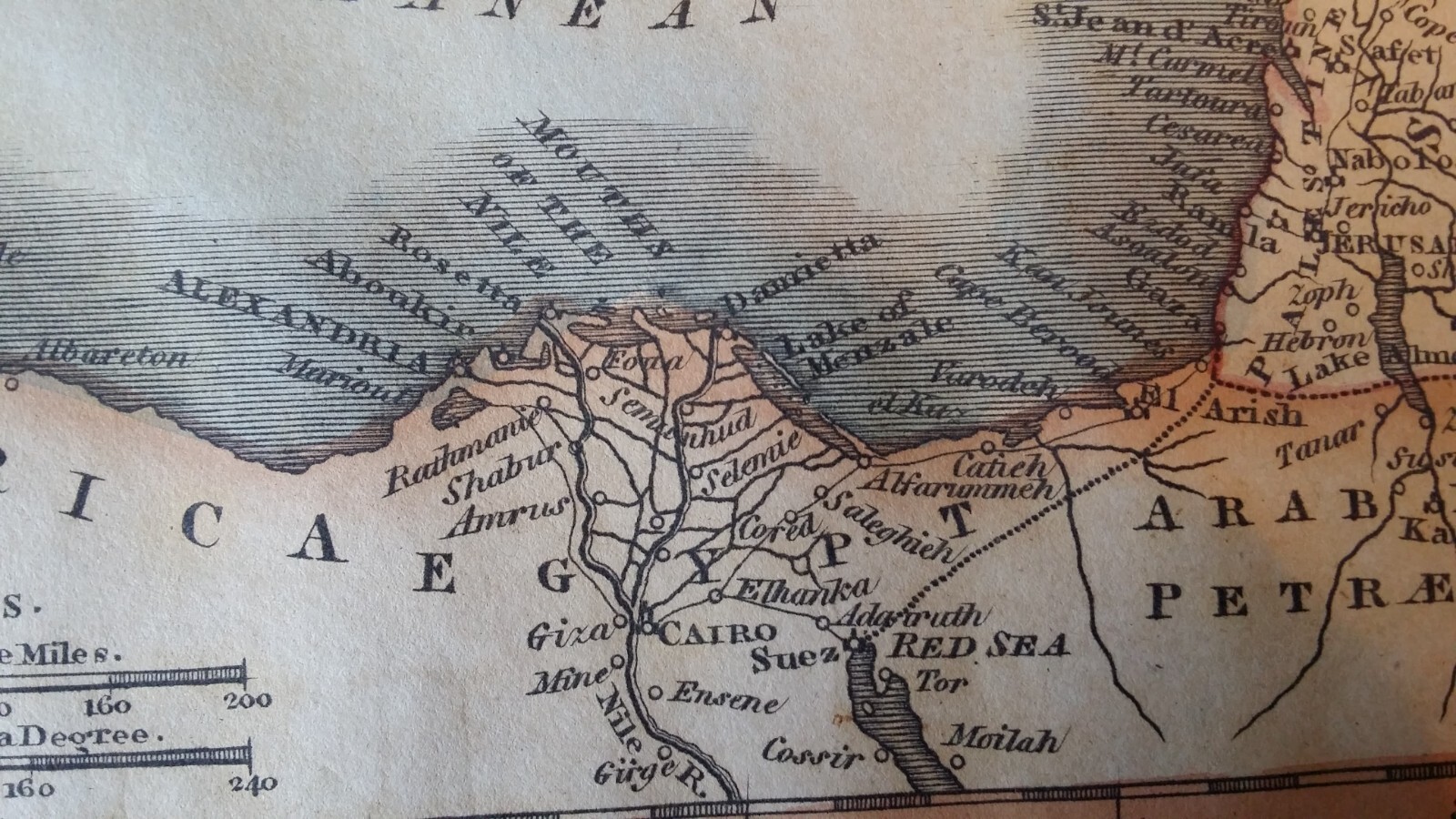 1820 ANTIQUE COPPER PLATE MAP TURKEY IN ASIA – WILLIAM DARTON – OTTOMAN EMPIRE