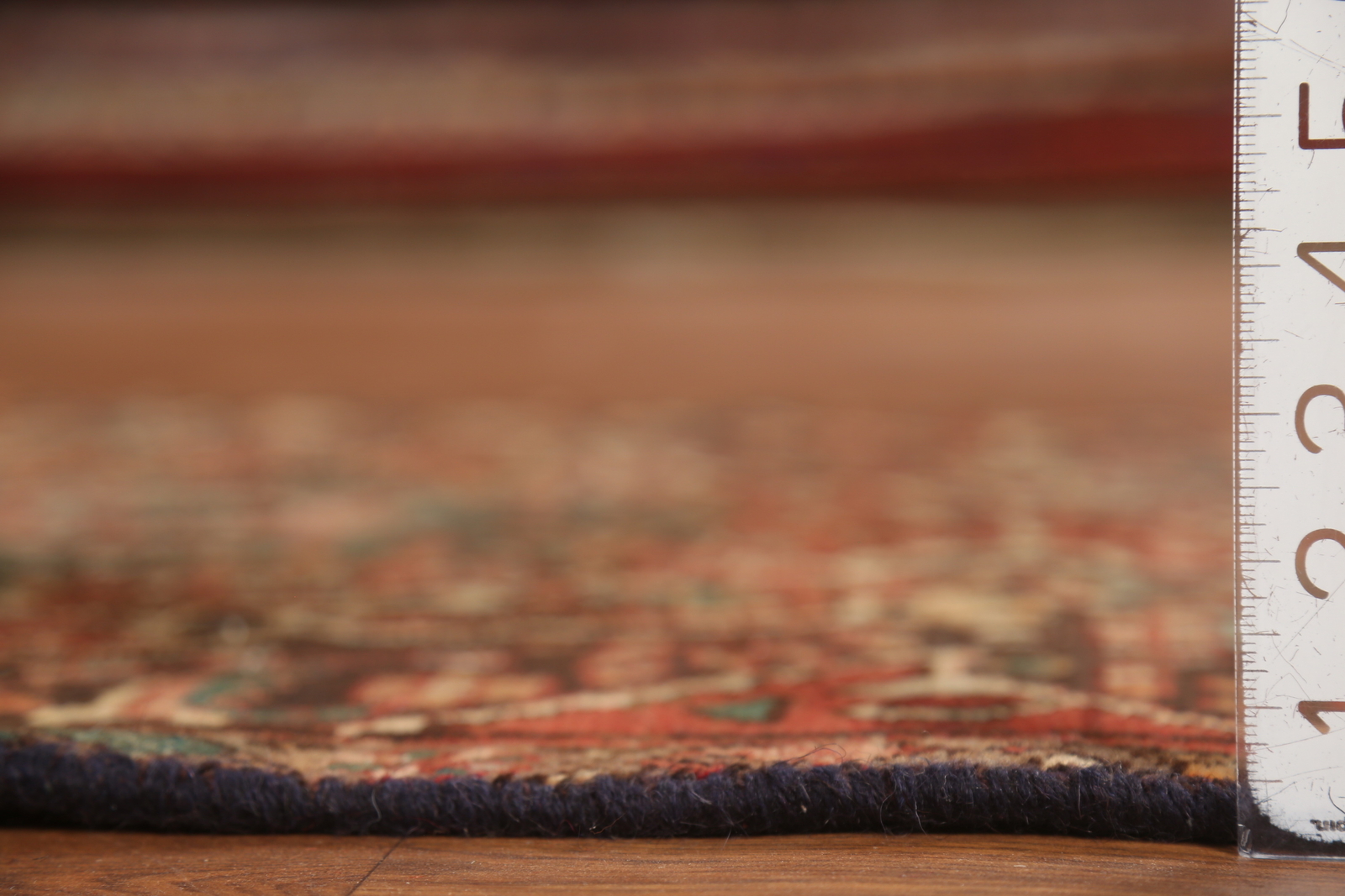 Vintage Rust Wool Hand-made Traditional Tribal Geometric Runner Rug 3×11 Carpet
