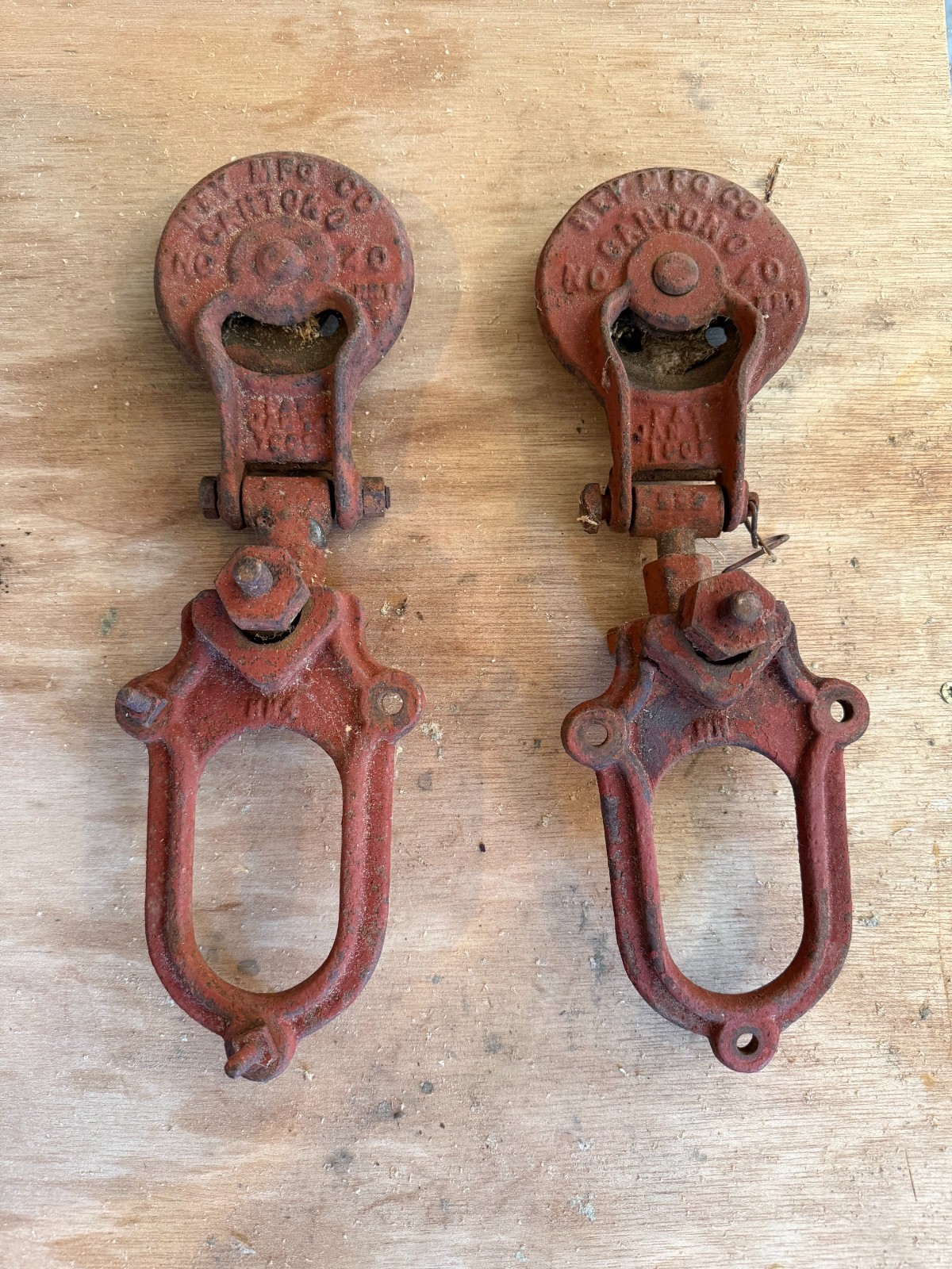 Canton 1908 Barn Door Rollers