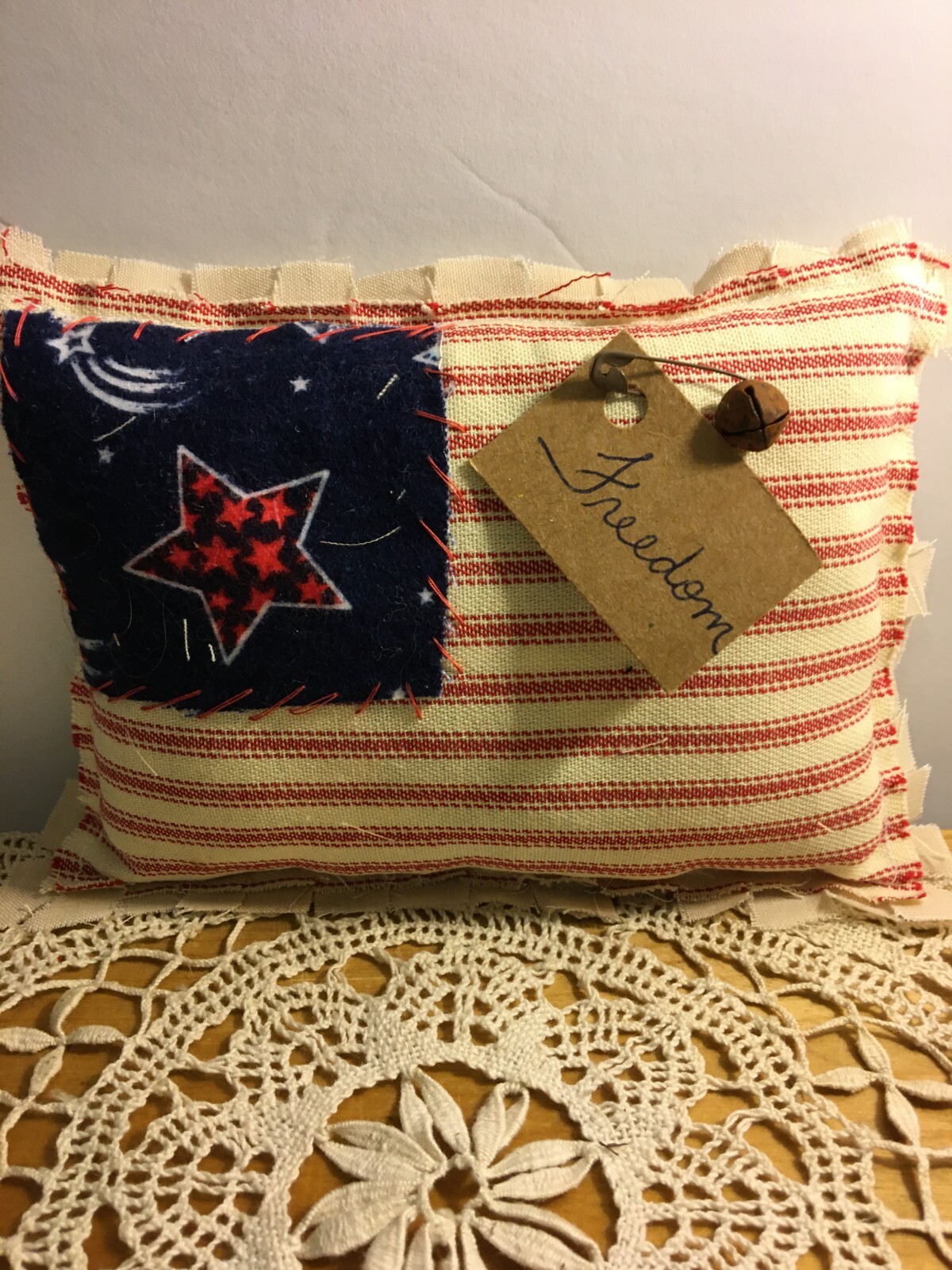 PRIMITIVE U.S.A FLAG RED, WHITE AND BLUE BOWL FILLER