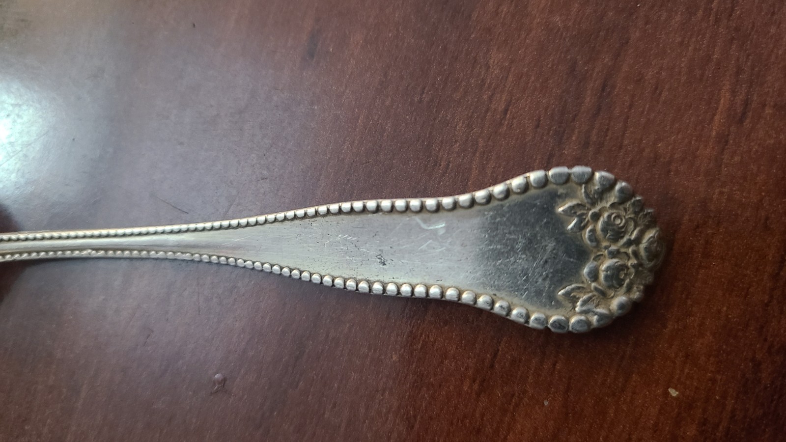 Antique 1897 Gorham “Lancaster” Sterling Silver Teaspoon, Heavy Weight “H” Mark,