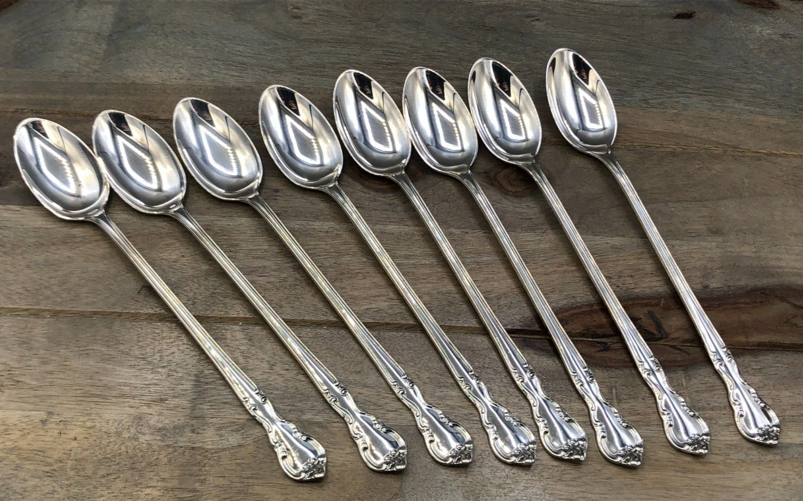 American Classic by Easterling Sterling Silver set of 8 Iced Teaspoons 7 5/8″