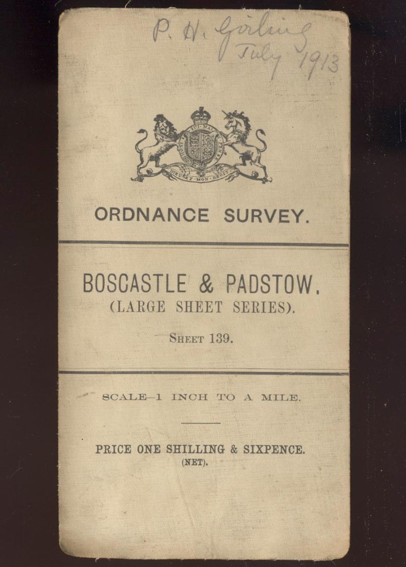 Ordnance Survey One-Inch Map – Sheet 139, BOSCASTLE & PADSTOW – 1910