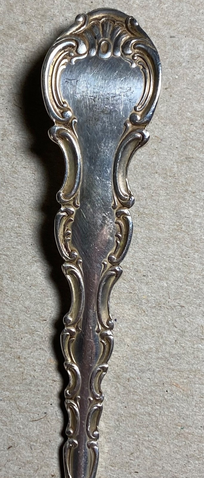 MONOGRAM E Sterling Silver GORHAM STRASBOURG Master Butter KNIFE 39.6 grams