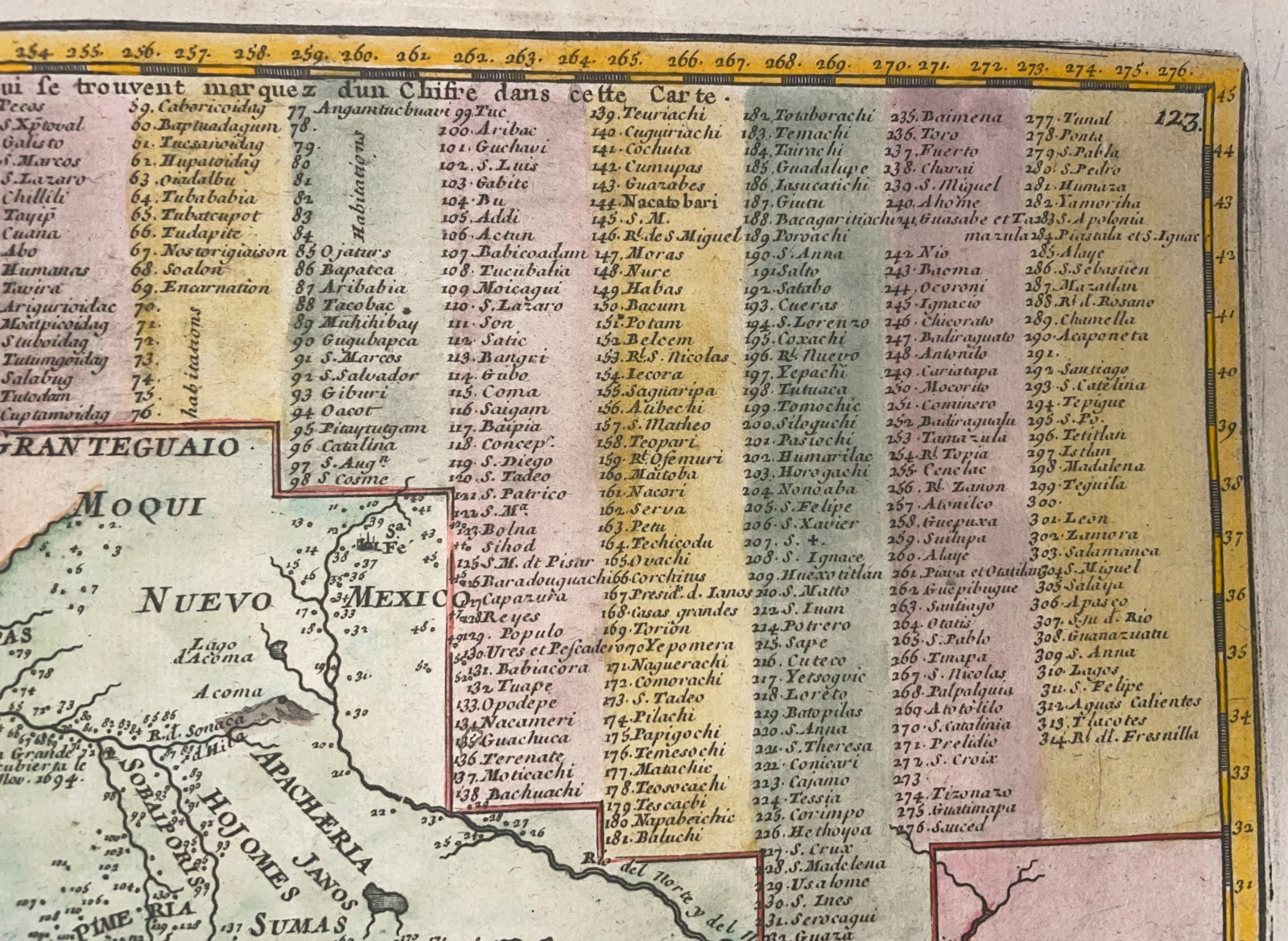 CALIFORNIA AS AN ISLAND AMERICA 1705 NICOLAS DE FER UNUSUAL ANTIQUE MAP