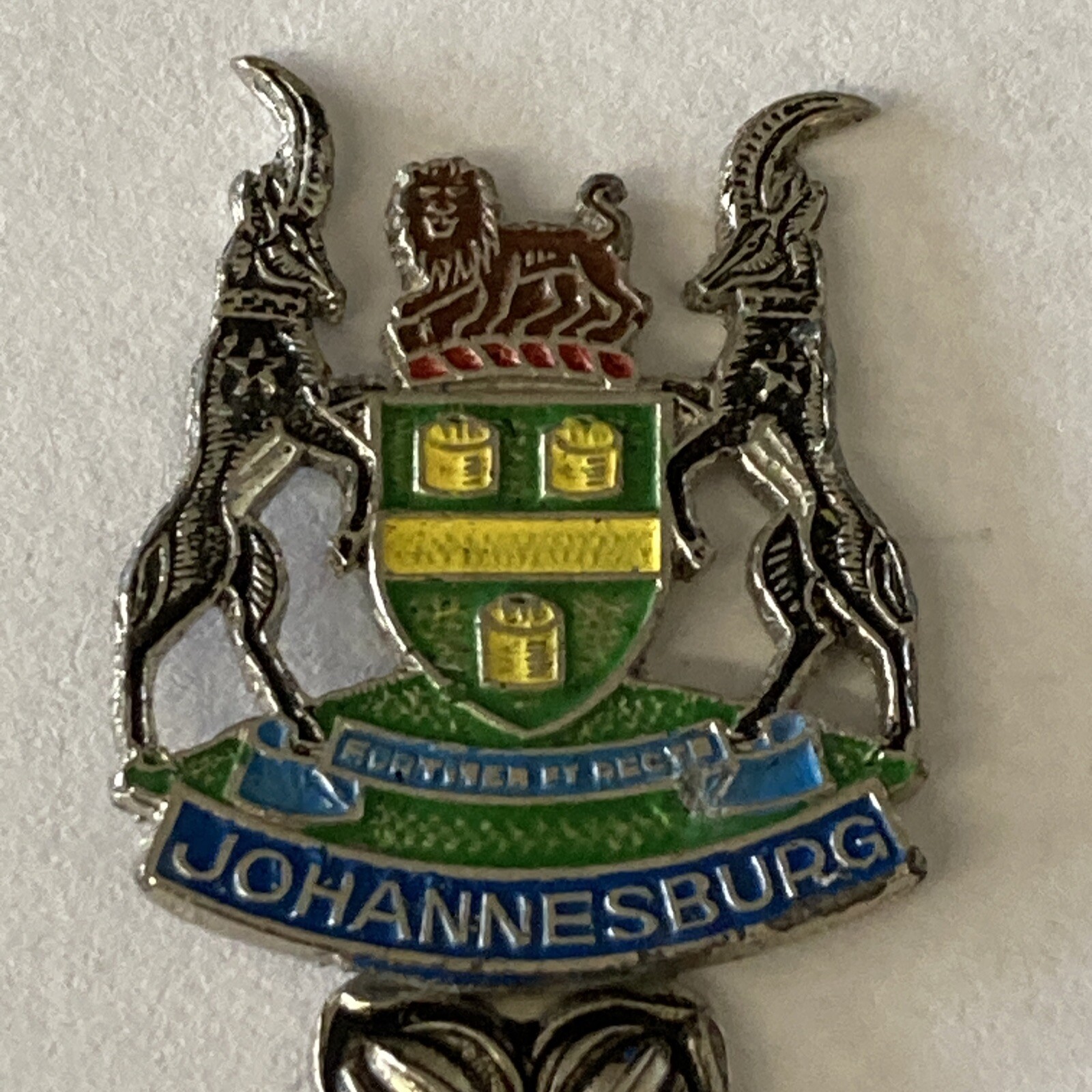 Vintage Souvenir Spoon Collectible Souvenir Johannesburg South Africa