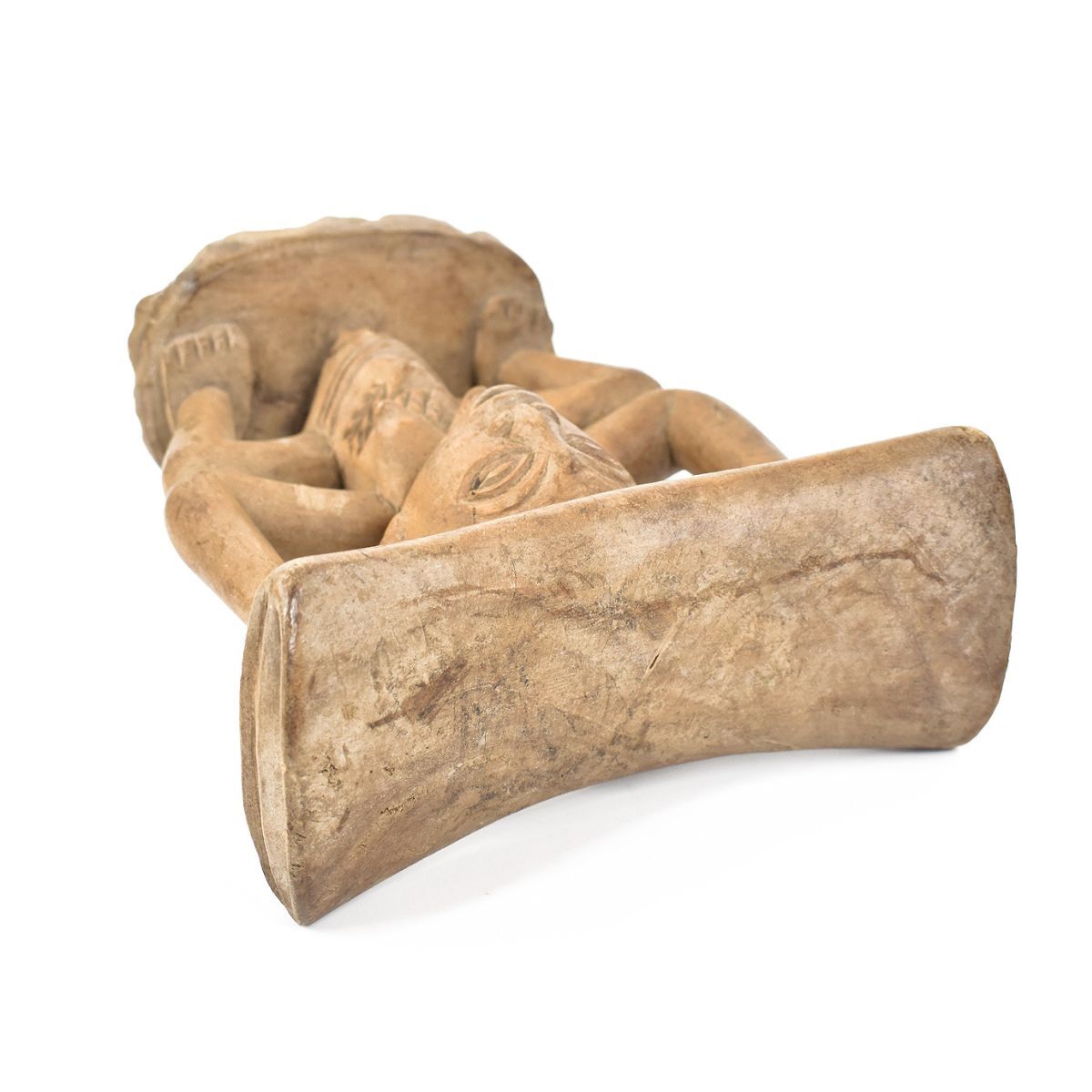Luba Figural Headrest Wood Congo