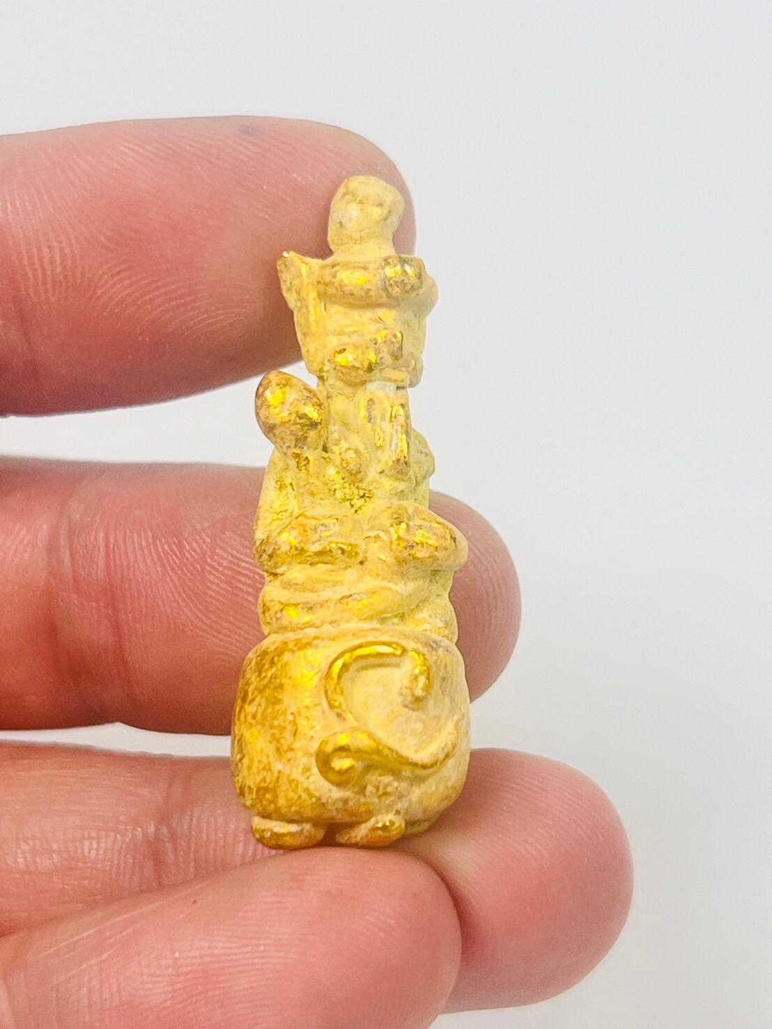 Laos Hermit Gold Leklai Buffalo Mountain Cave Love sex wealth attraction Amulet