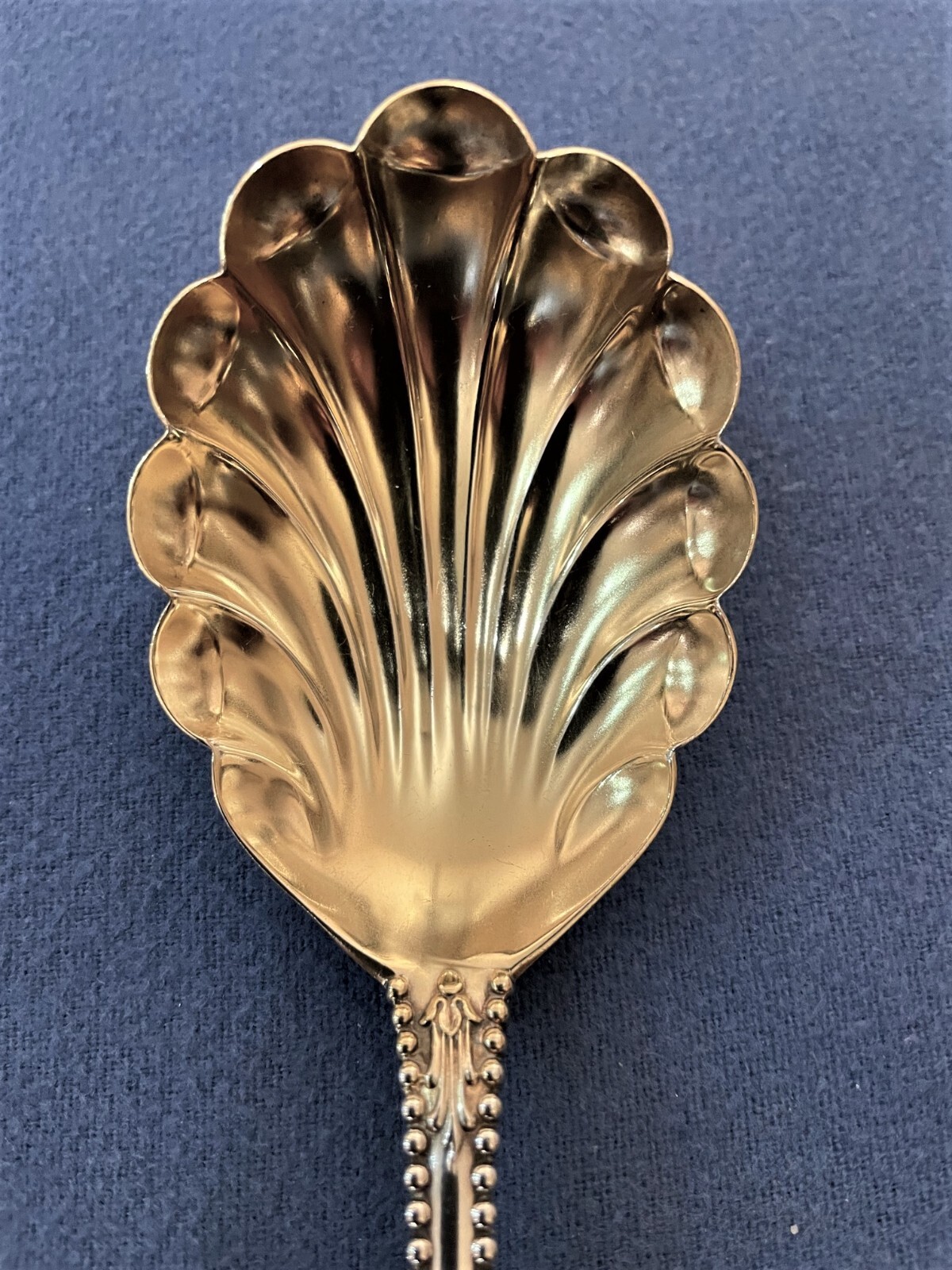 Dominick & Haff – Charles II – 1894 – Sterling Silver Preserve Spoon