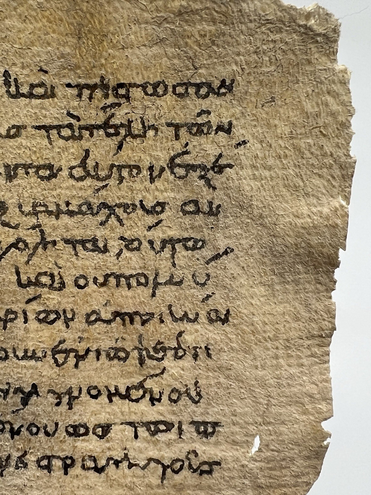 Authentic Ancient Manuscripts Historical inscription On Leather Near Eastern