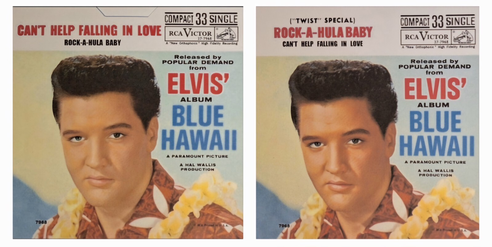 ELVIS PRESLEY Can’t Help Falling In Love 33 compact Repro Picture Sleeve Only
