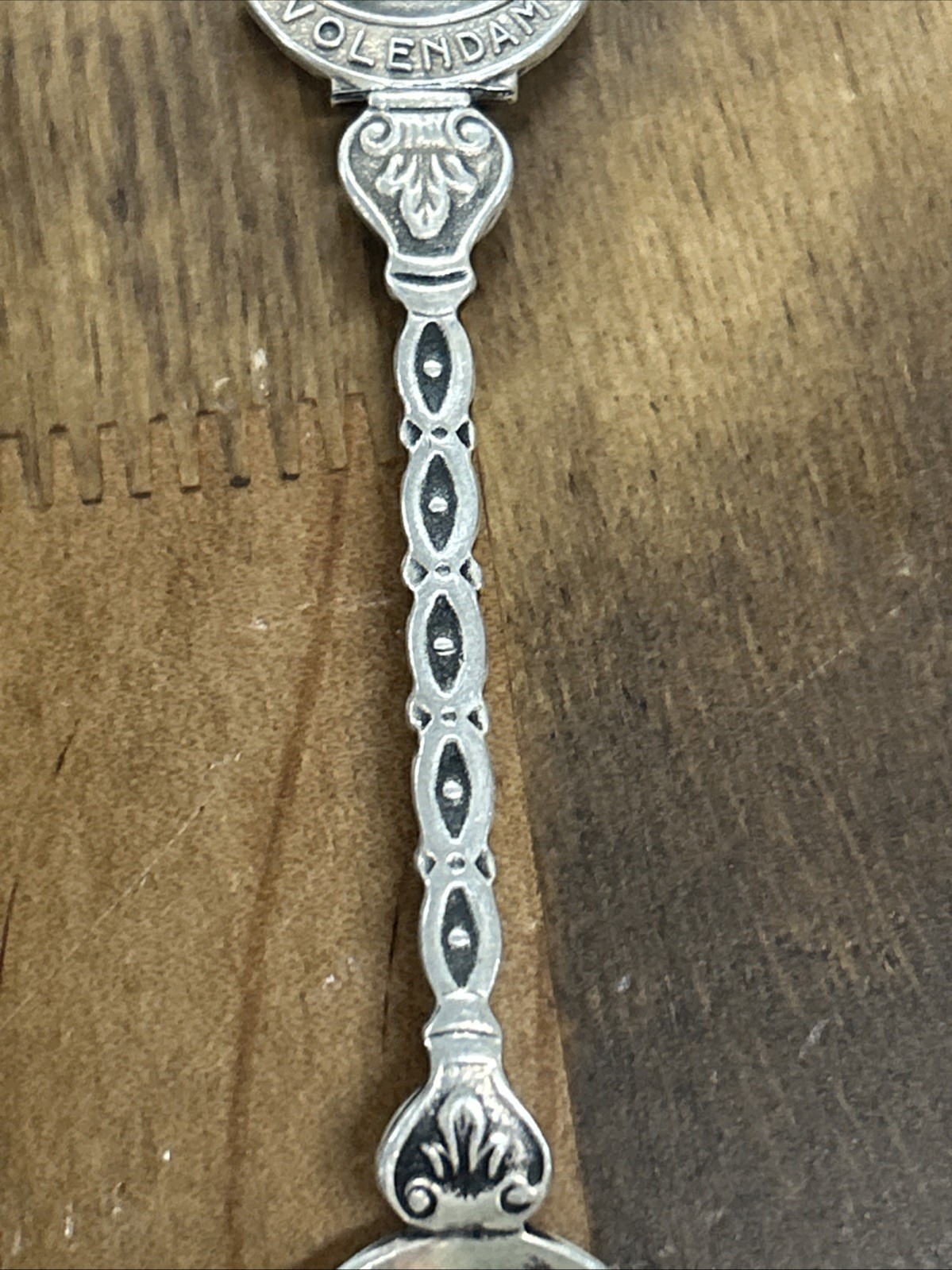 Vintage Volendam Holland Windmill NIO 90 Silver Souvenir Collector Spoon 14.53 G