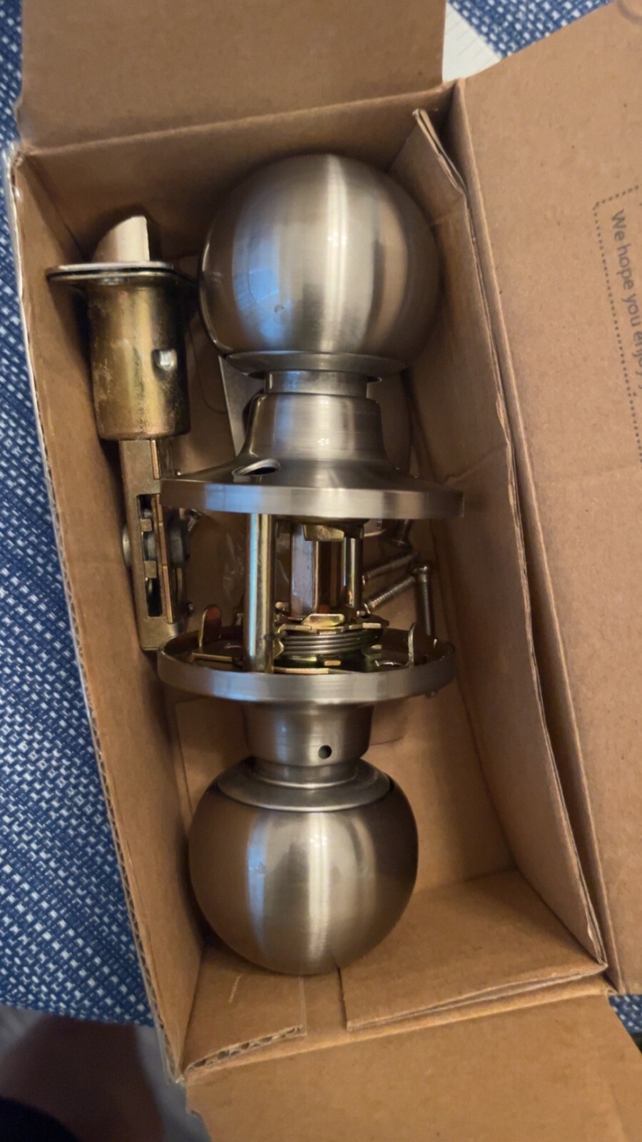 Interior Door Knobs – satin nickel (lot of 13, will split)