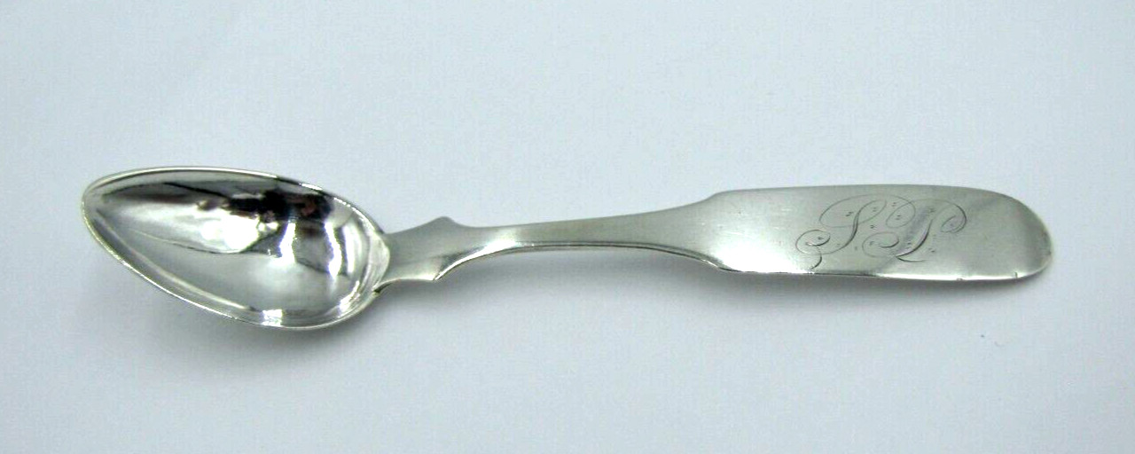 Georgetown Kentucky Coin Silver Spoon 1817-1831 Alpheus Xavier Francis Shepard