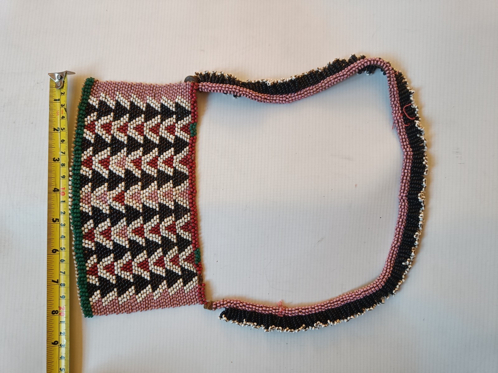 Fine Antique Beadwork necklace Xhosa Zulu south Africa 19th Century