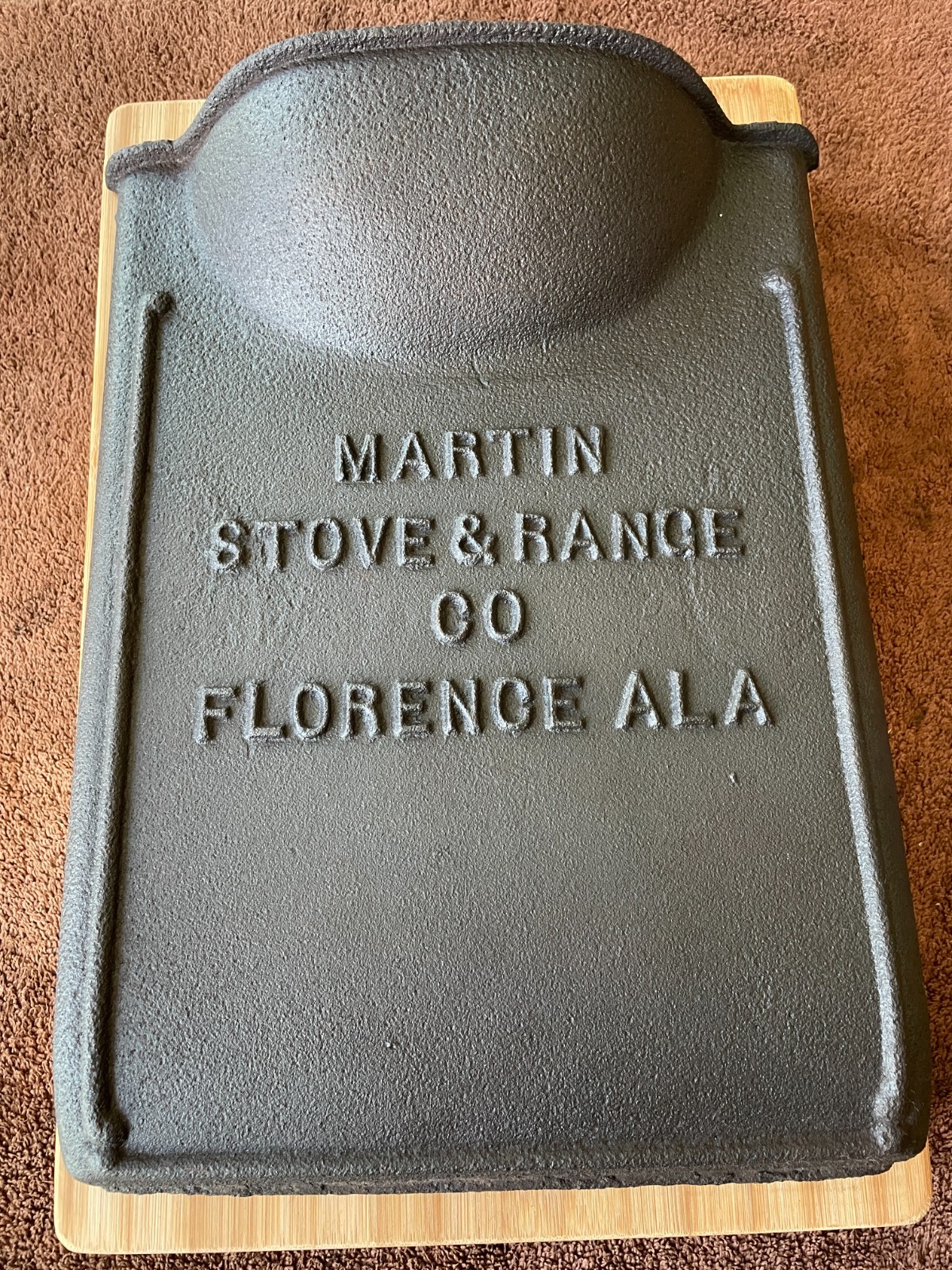 Martin Stove & Range Co. No. 8-16 Perfection Cook Stove Nameplate