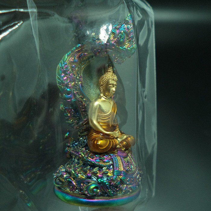 No.4 BUDDHA STATUE VIMUTTISUK DEVA NAGA POK LP NIKOM THAI AMULET JEWELRY