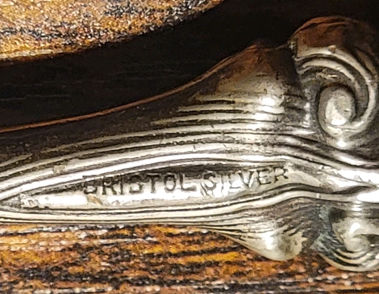 Bristol Silver Handle Small Mini Button/shoe Hook 6″ Antique