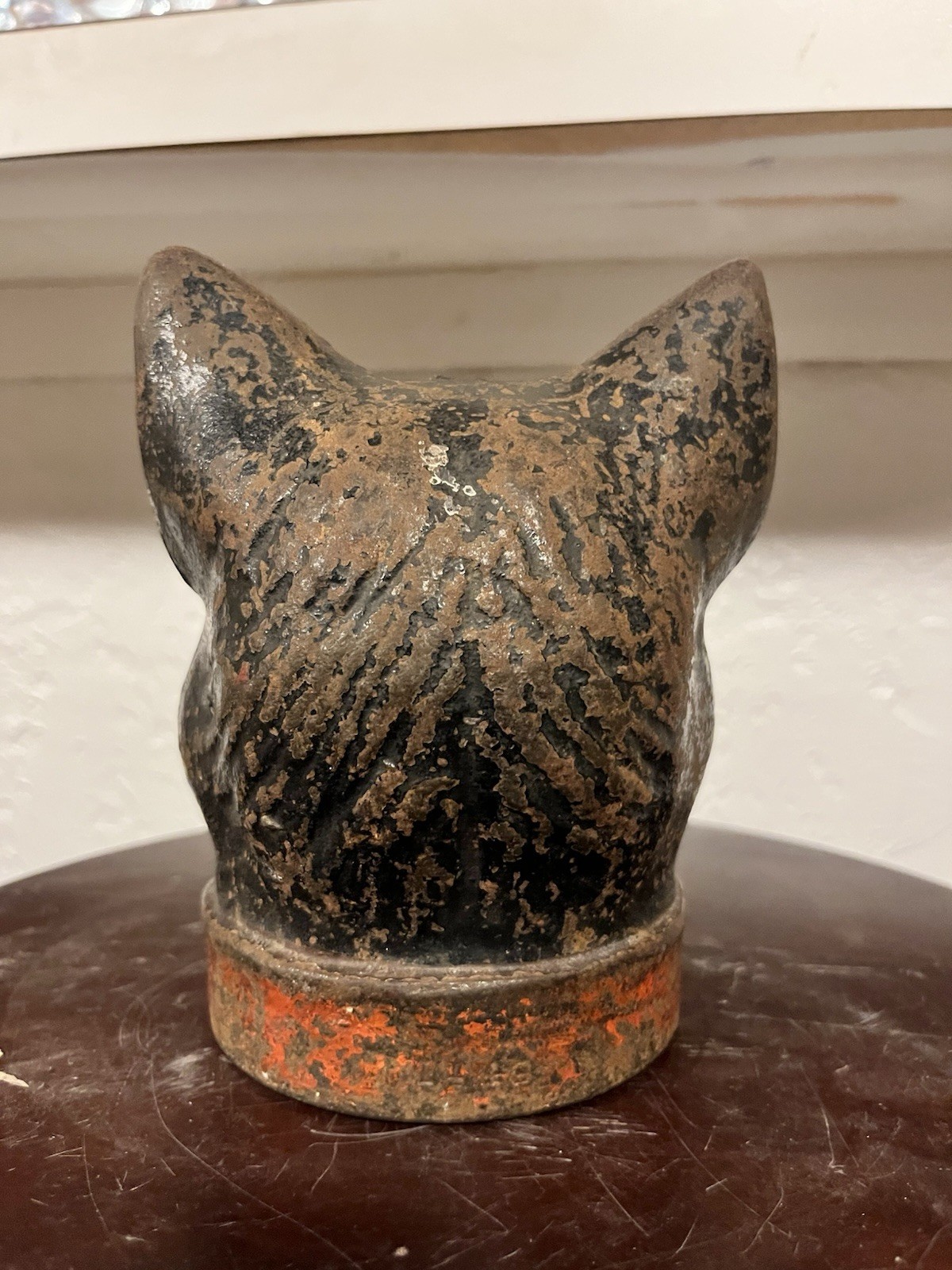 Victorian Cast Iron Cat String Holder Late 1800s Early 1900s