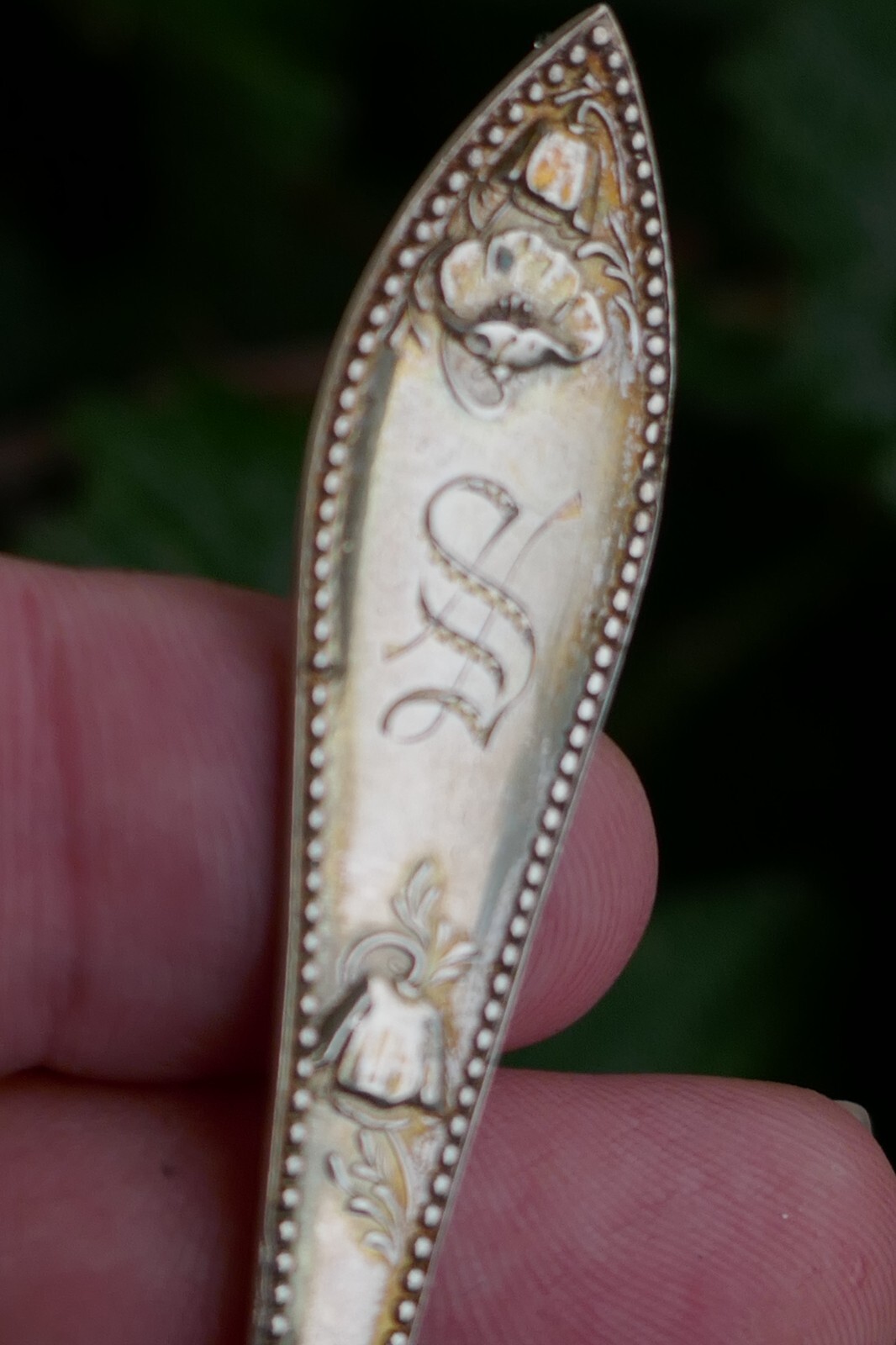 Antique Shepard Sterling Mission Concepcion San Antonio, Texas Souvenir Spoon